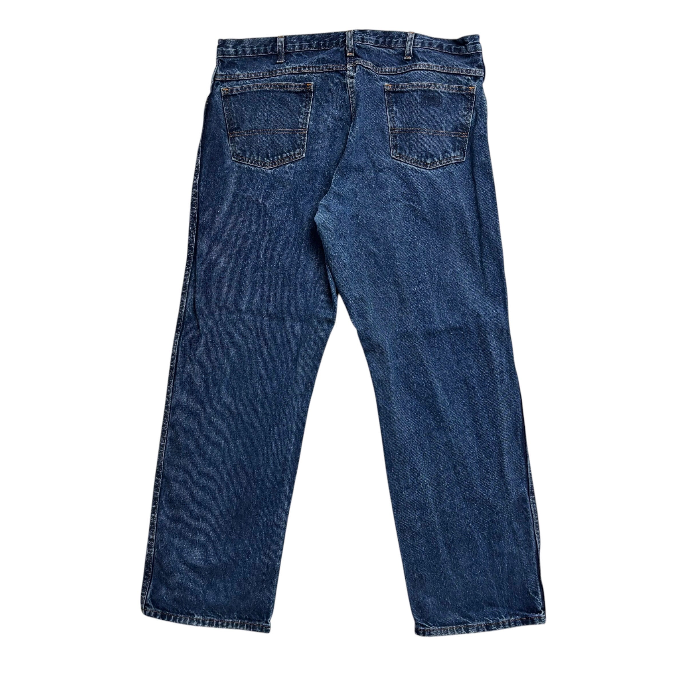 Dickies Jeans W40 L30 Mens Dark Blue Relaxed Straight Fit Denim