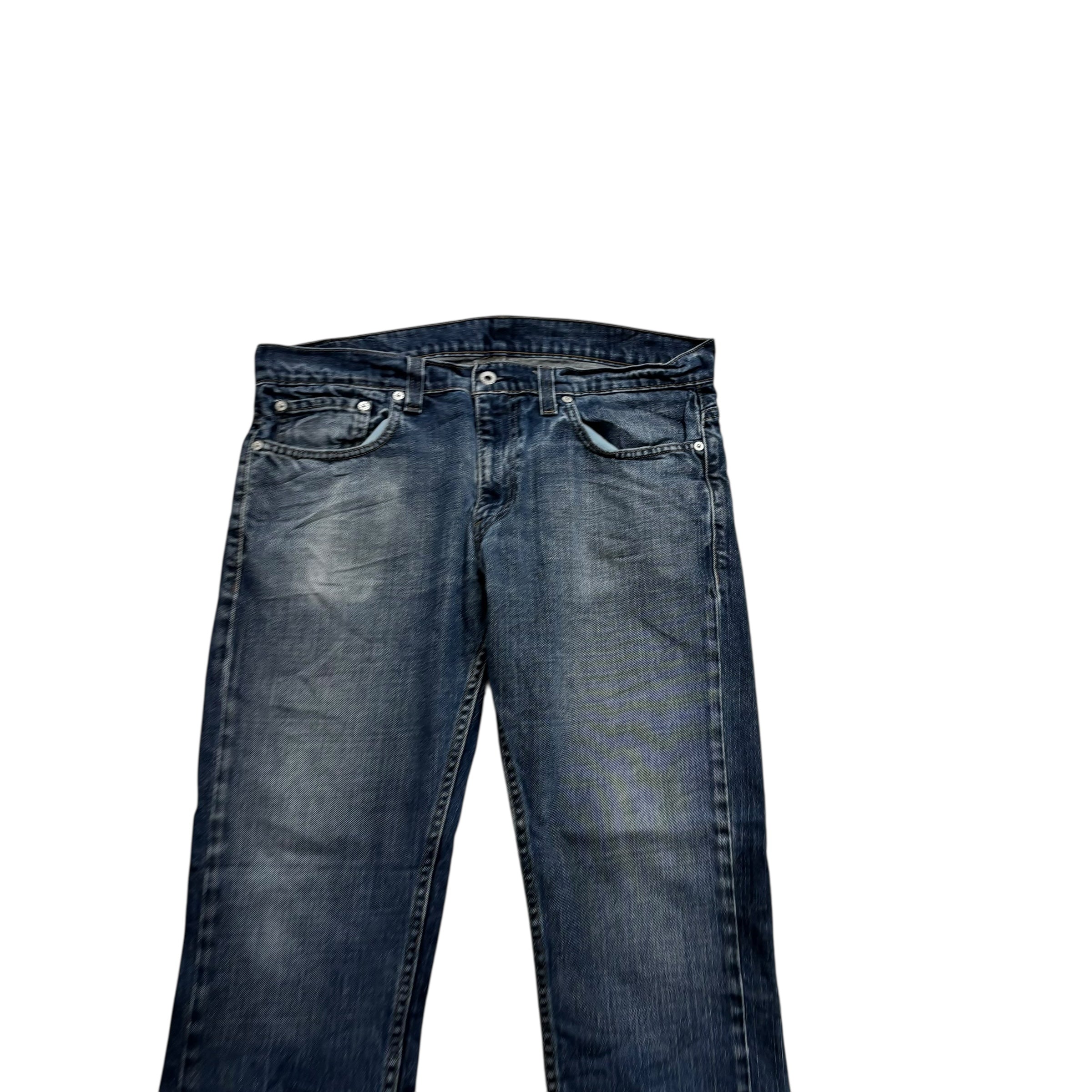 Levis 511 Jeans W34 L30 Mens Dark Blue Slim Fit Stretch Vintage Denim