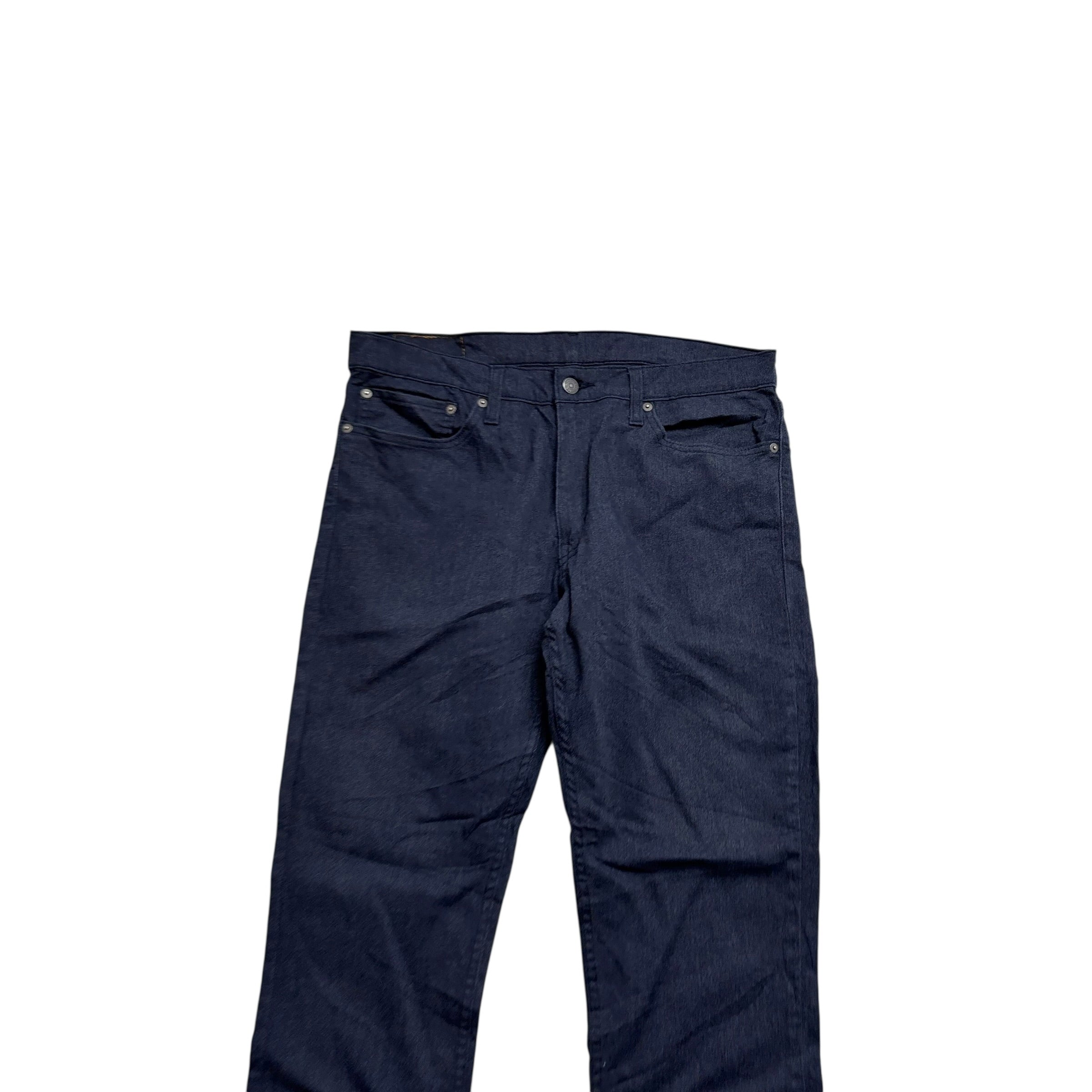 Levis 511 Trousers W34 L30 Mens Navy Blue Slim Fit Stretch Pants (E)