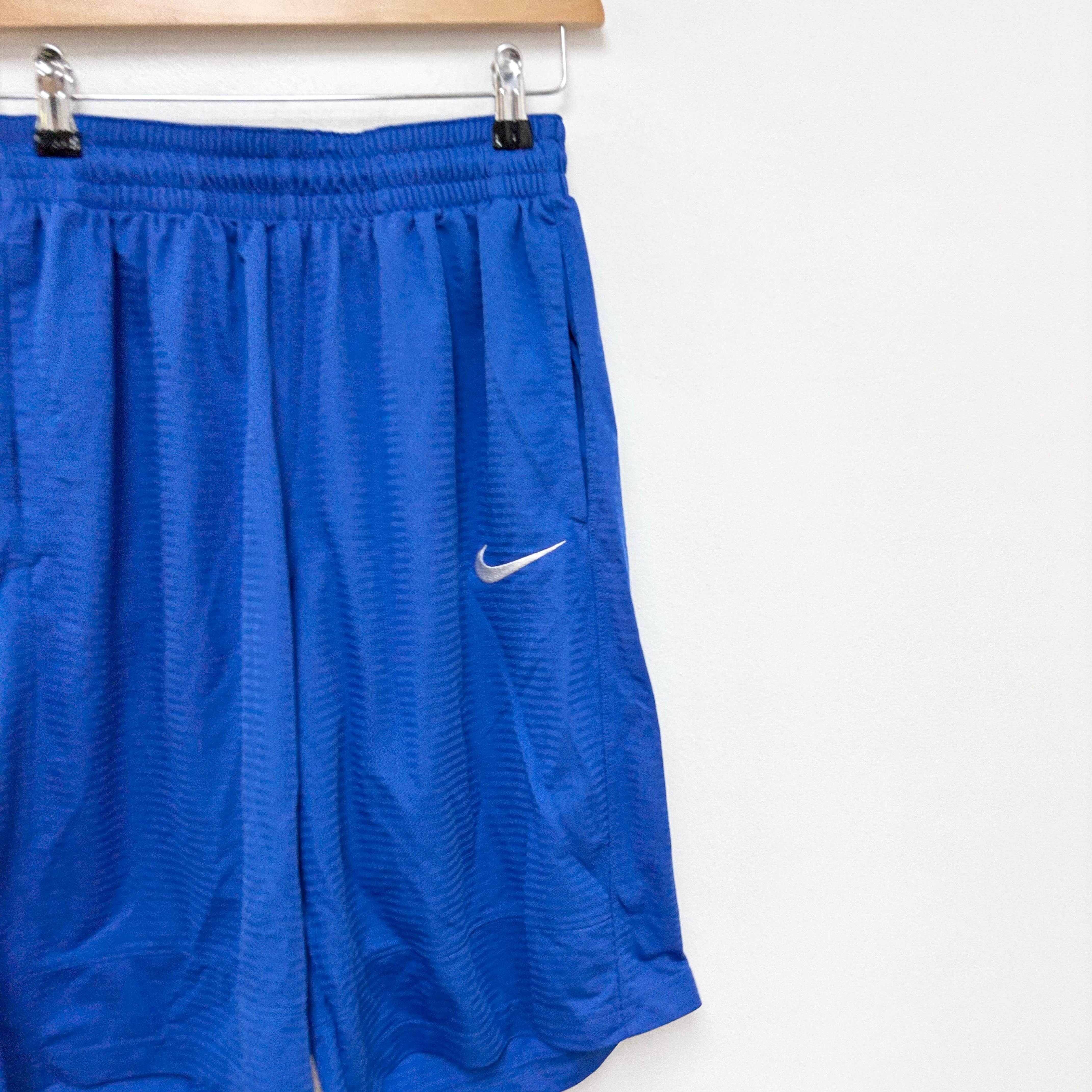 Nike Shorts Mens Small Blue Running Sports Gym Athletic Pockets (E)