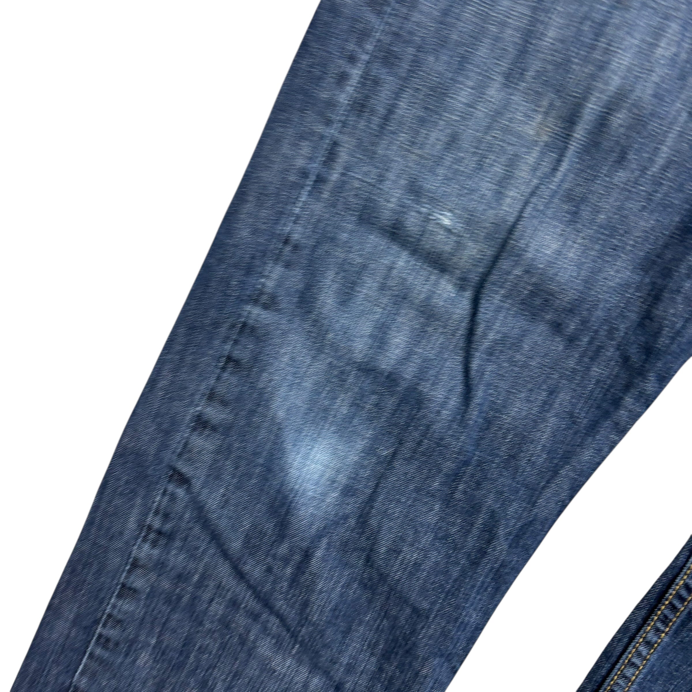 Levis 513 Jeans W34 L30 Mens Dark Blue Slim Straight Fit Denim