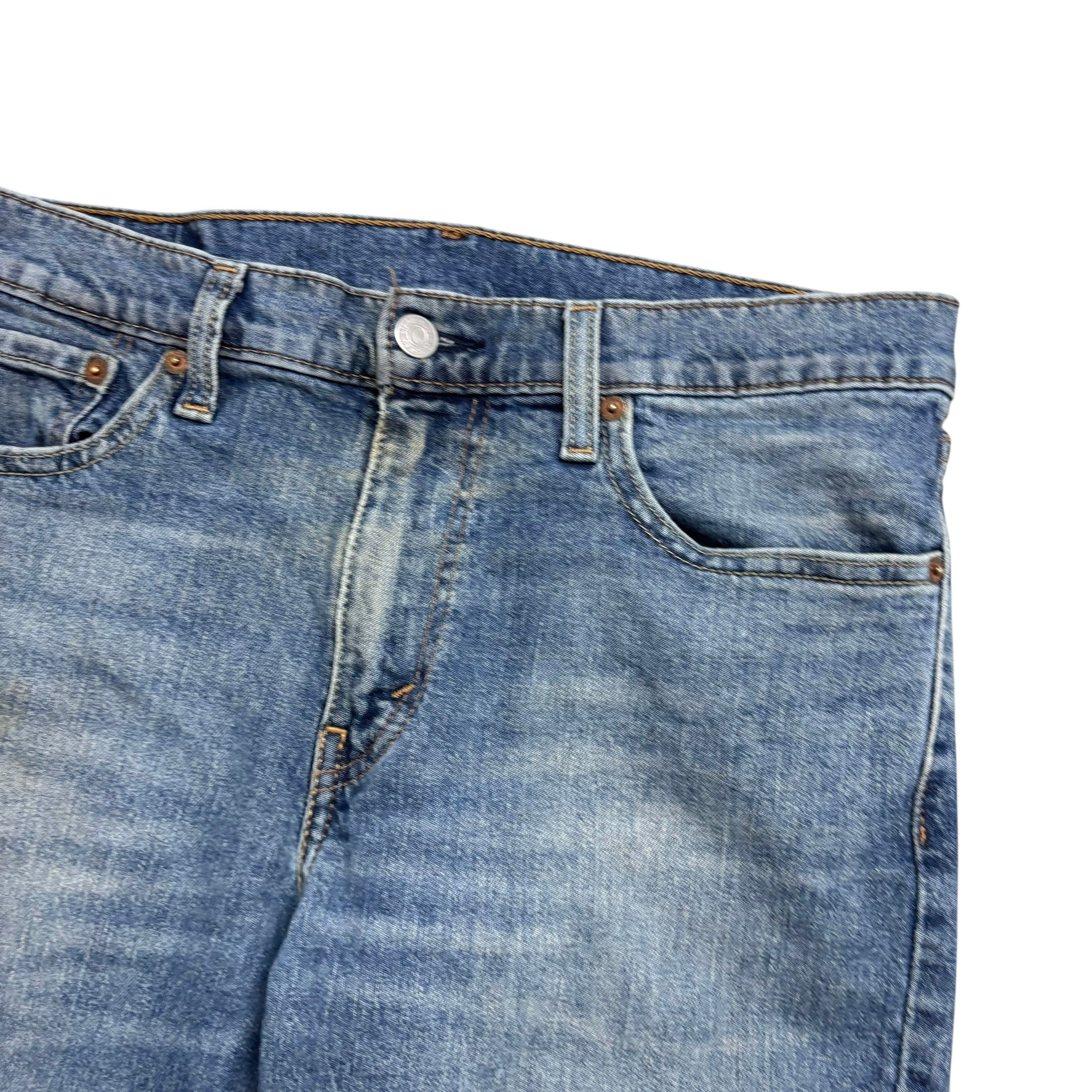 Levis 511 Jeans W32 L31 Mens Mid Blue Slim Fit Stretch Denim (F)