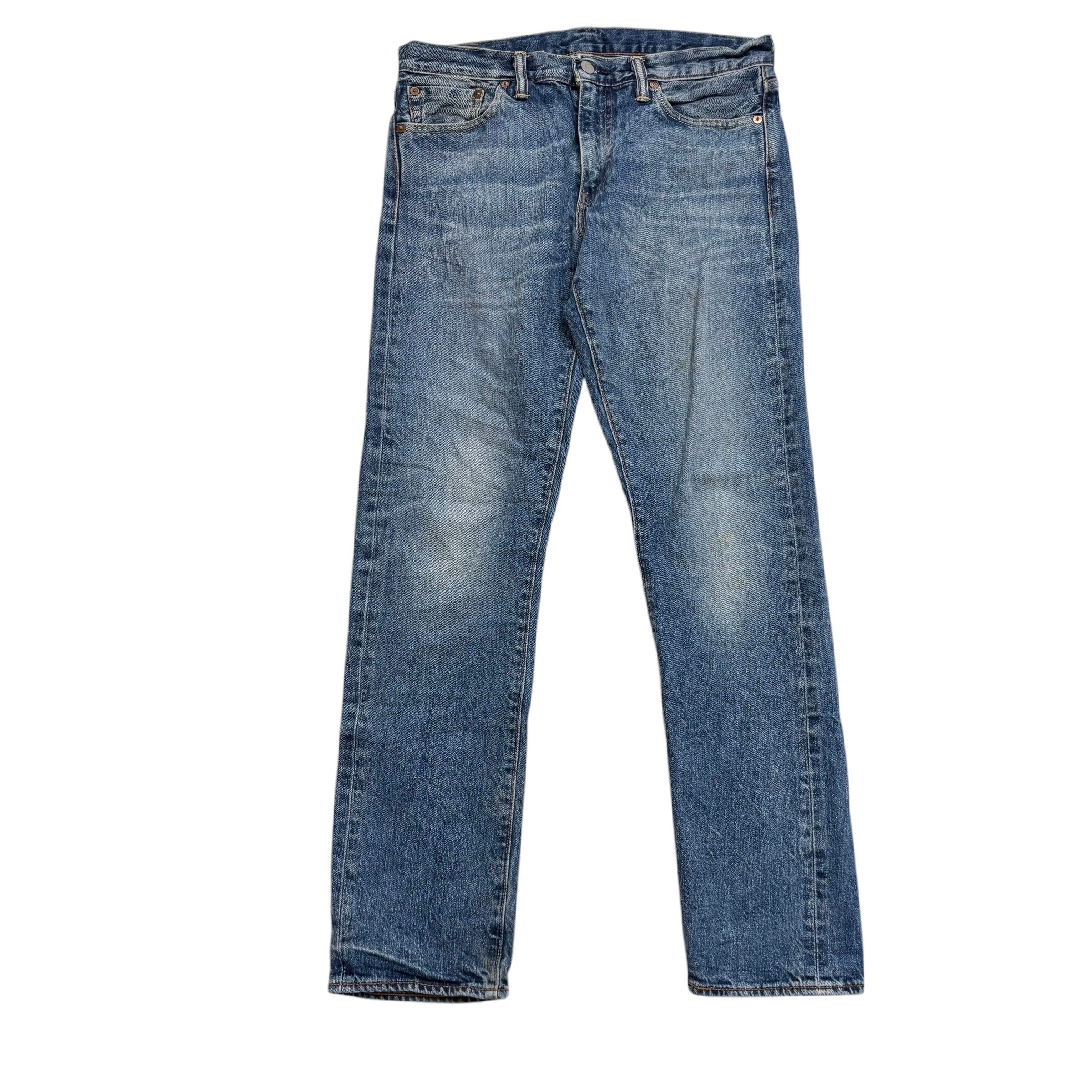 Levis 511 Jeans W33 L32 Mens Mid Blue Slim Fit Denim