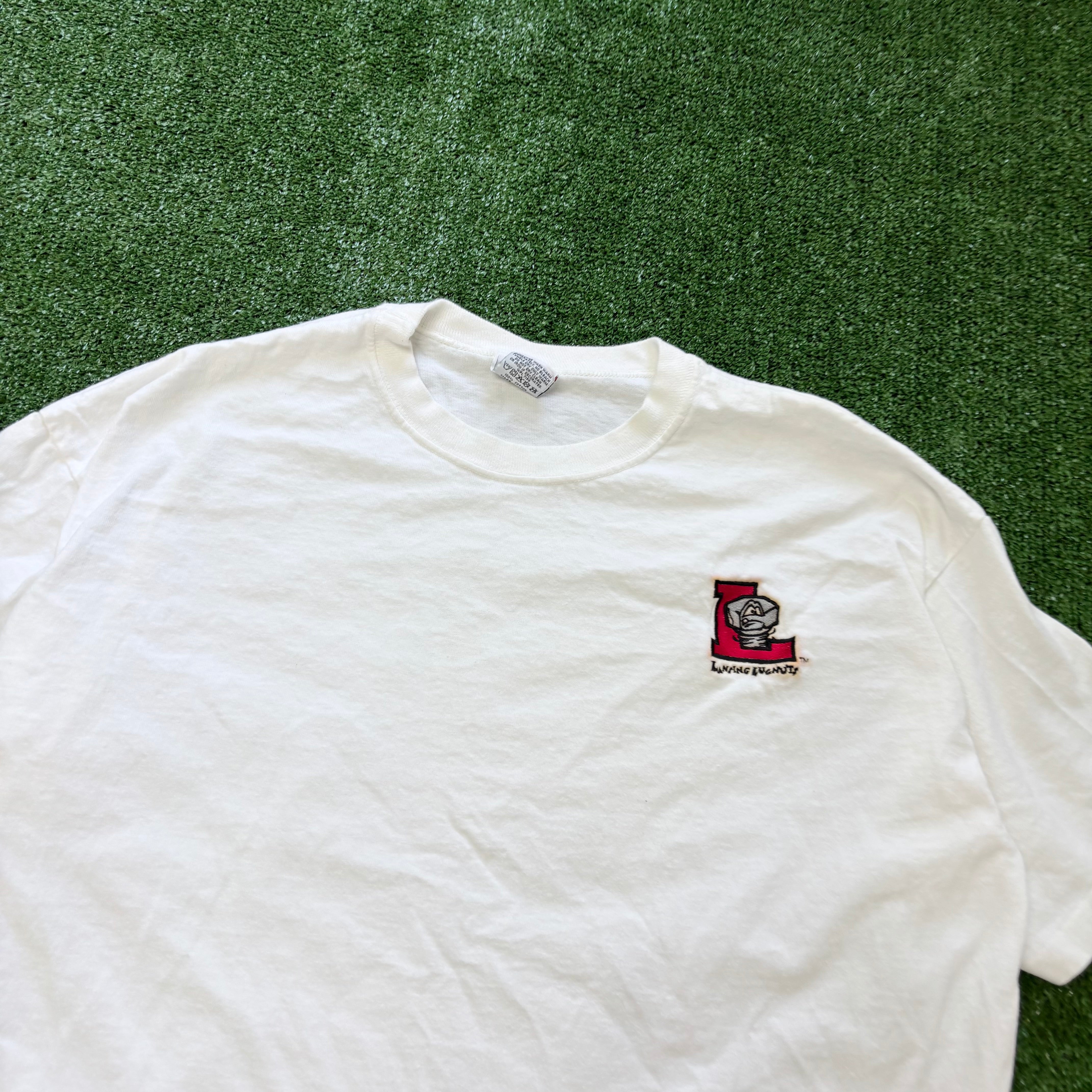 Vintage T Shirt Mens XL White Single Stitch Graphic Print 90s USA (E)