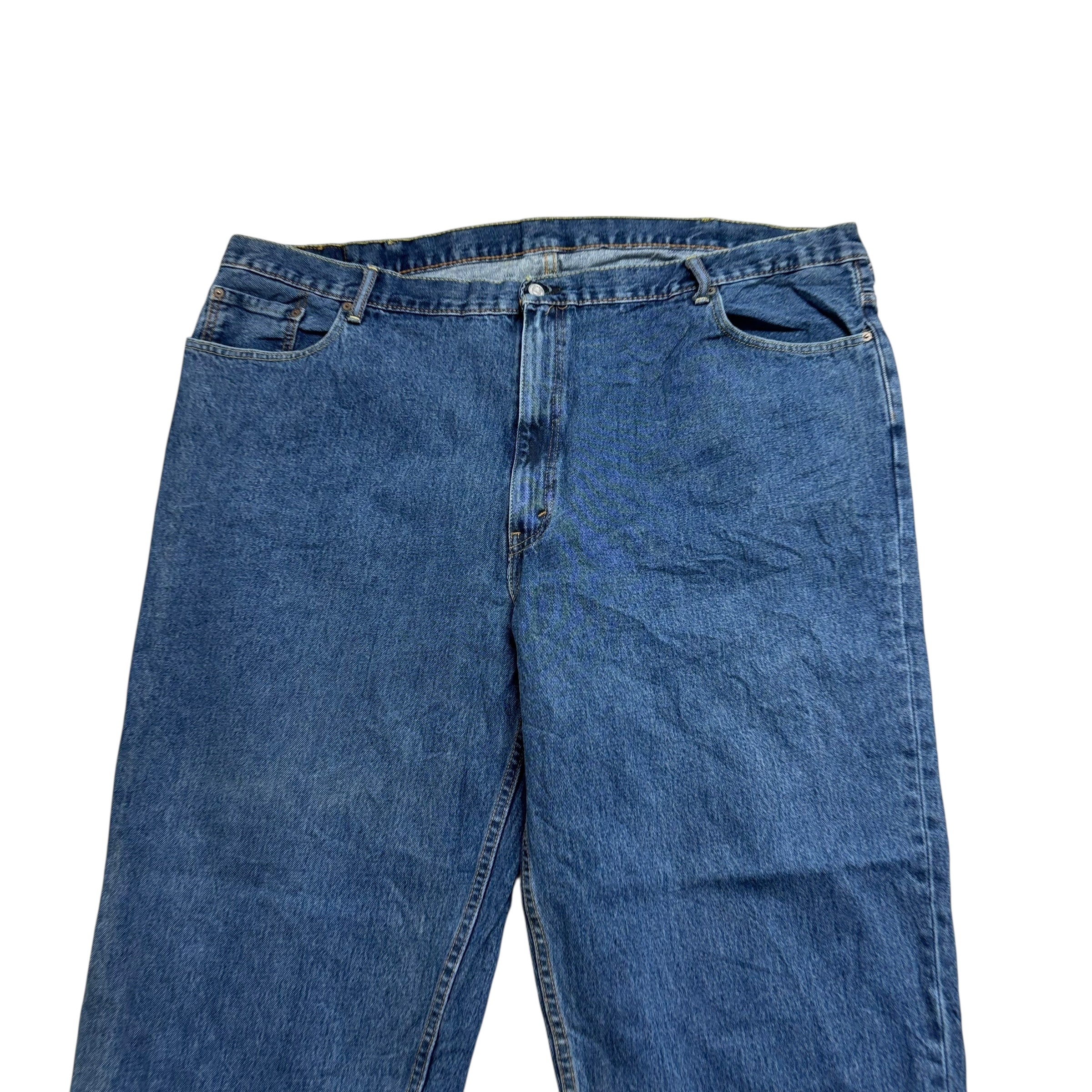 Levis 560 Jeans W50 L32 Mens Mid Blue Baggy Relaxed Comfort Fit Denim (E)