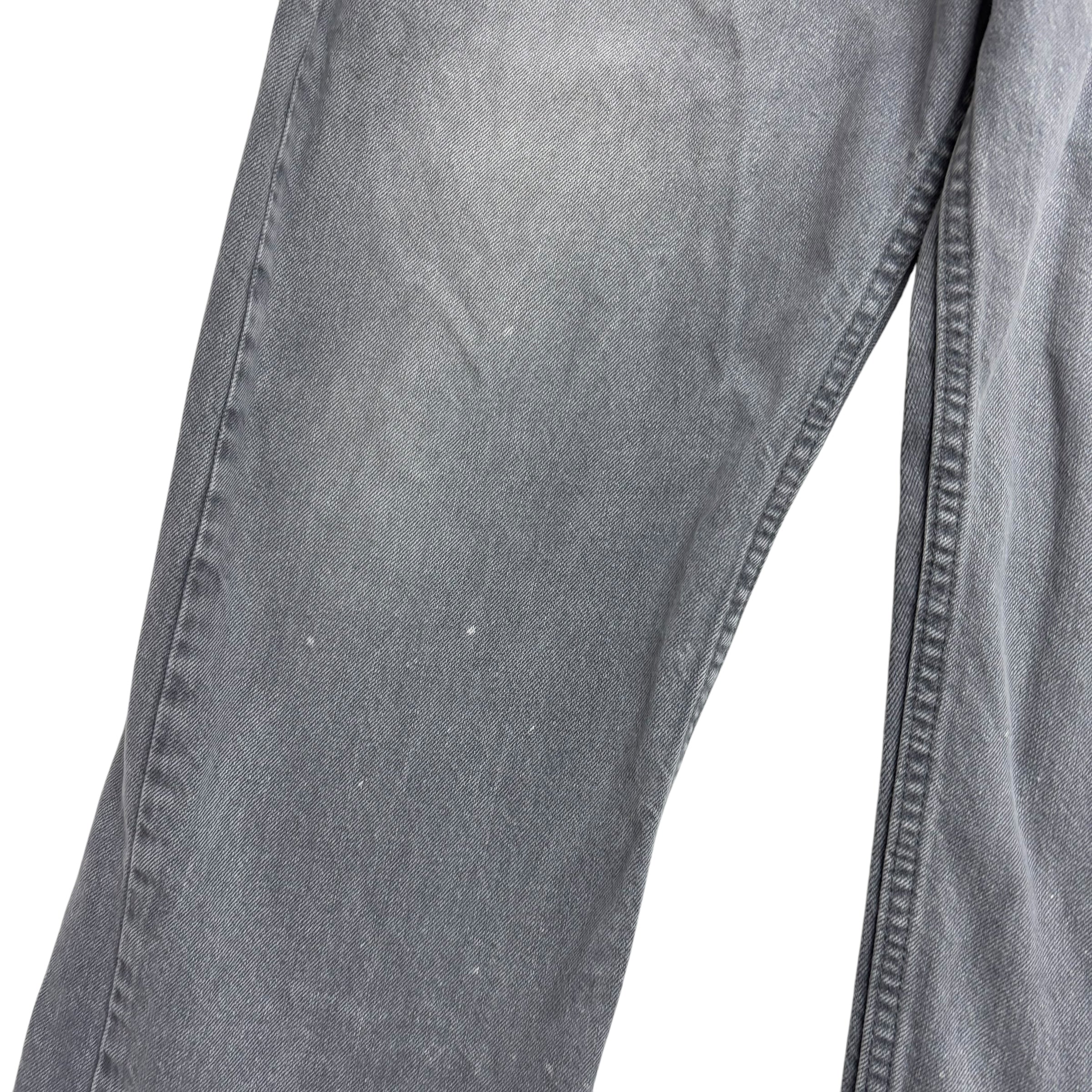 Lee Jeans W36 L29 Mens Grey Regular Straight Fit Denim