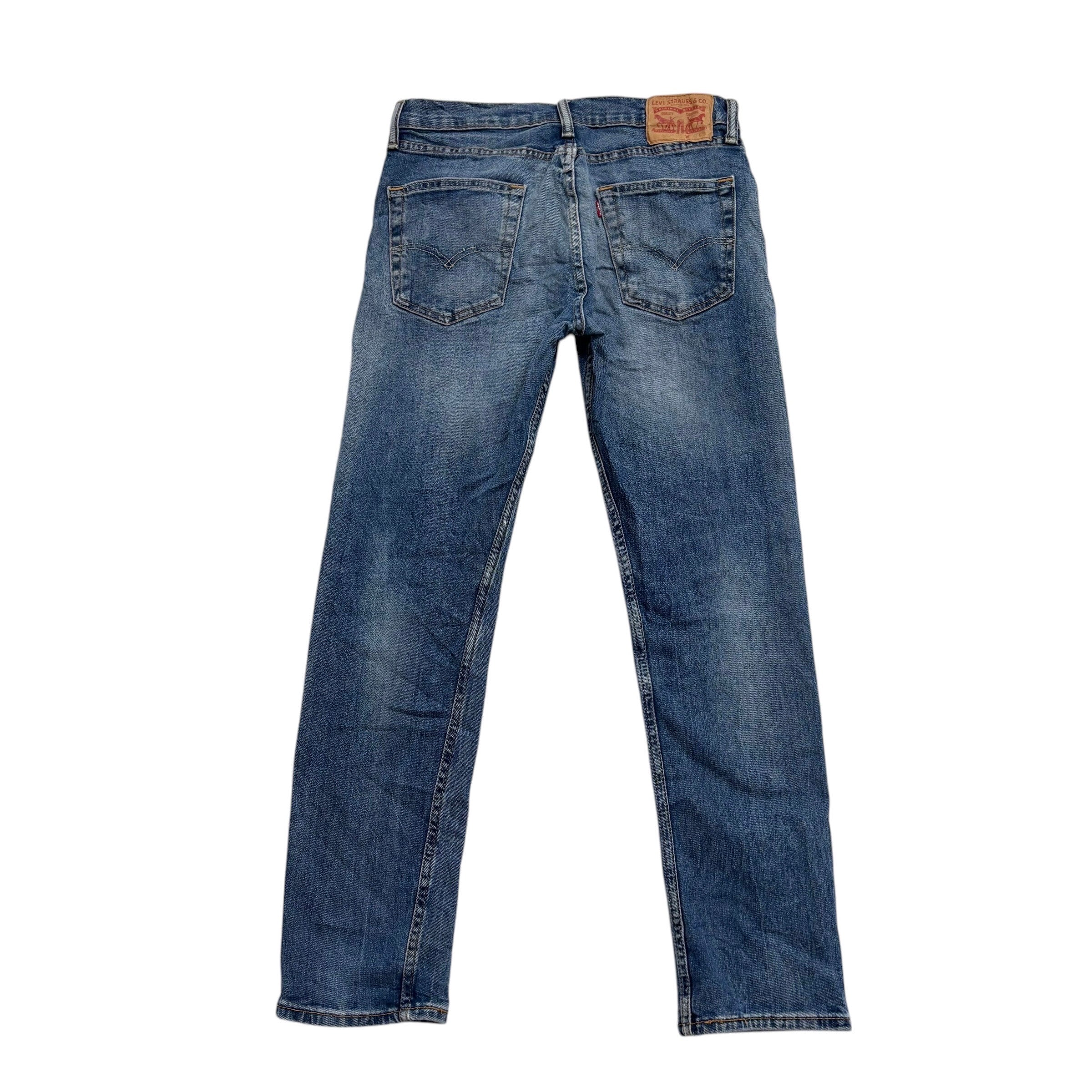 Levis 502 Jeans W30 L30 Mens Mid Blue Regular Tapered Fit Stretch Denim