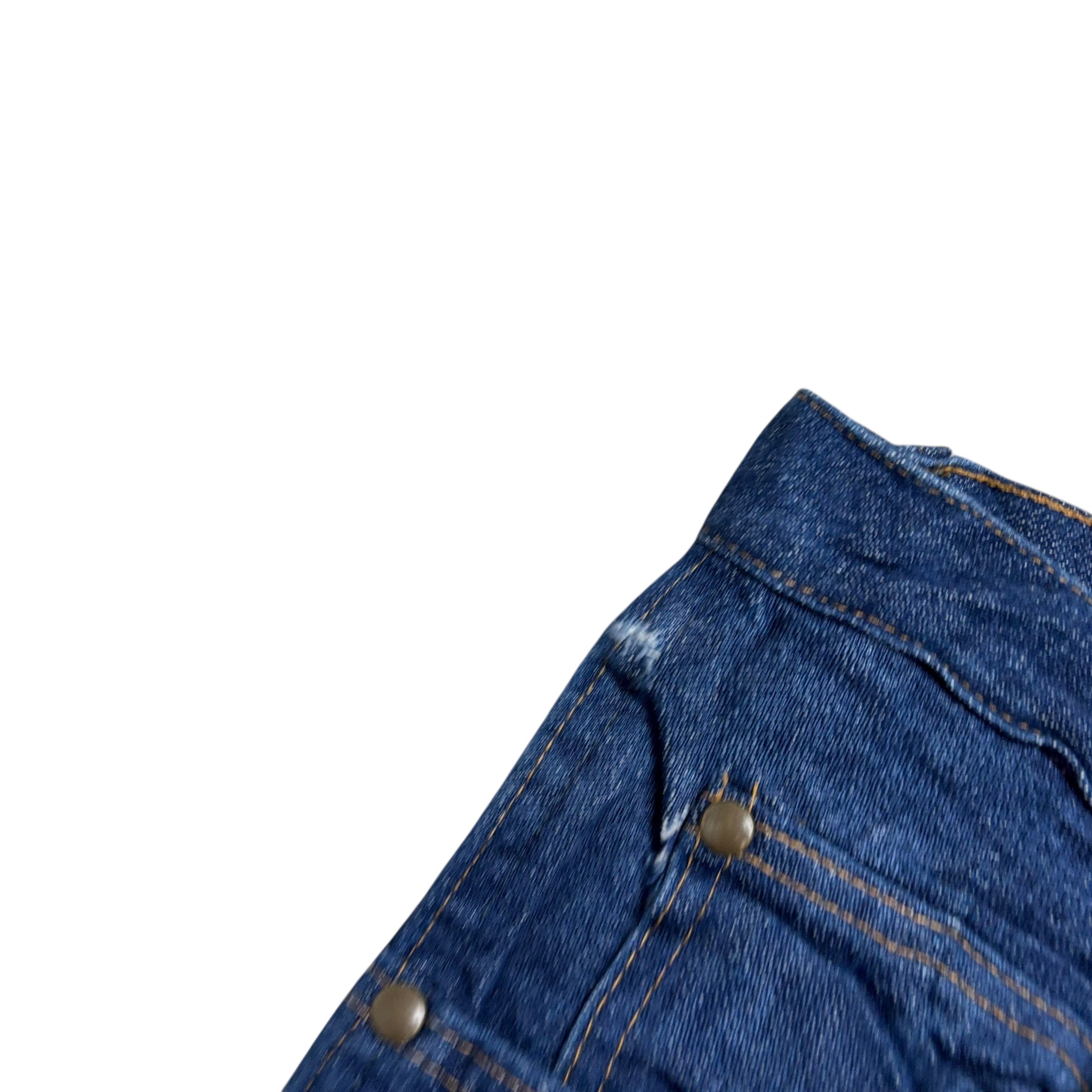 Wrangler Jeans Cowboy Cut W36 L30 Mens Dark Blue 47MWZ Regular Fit Denim