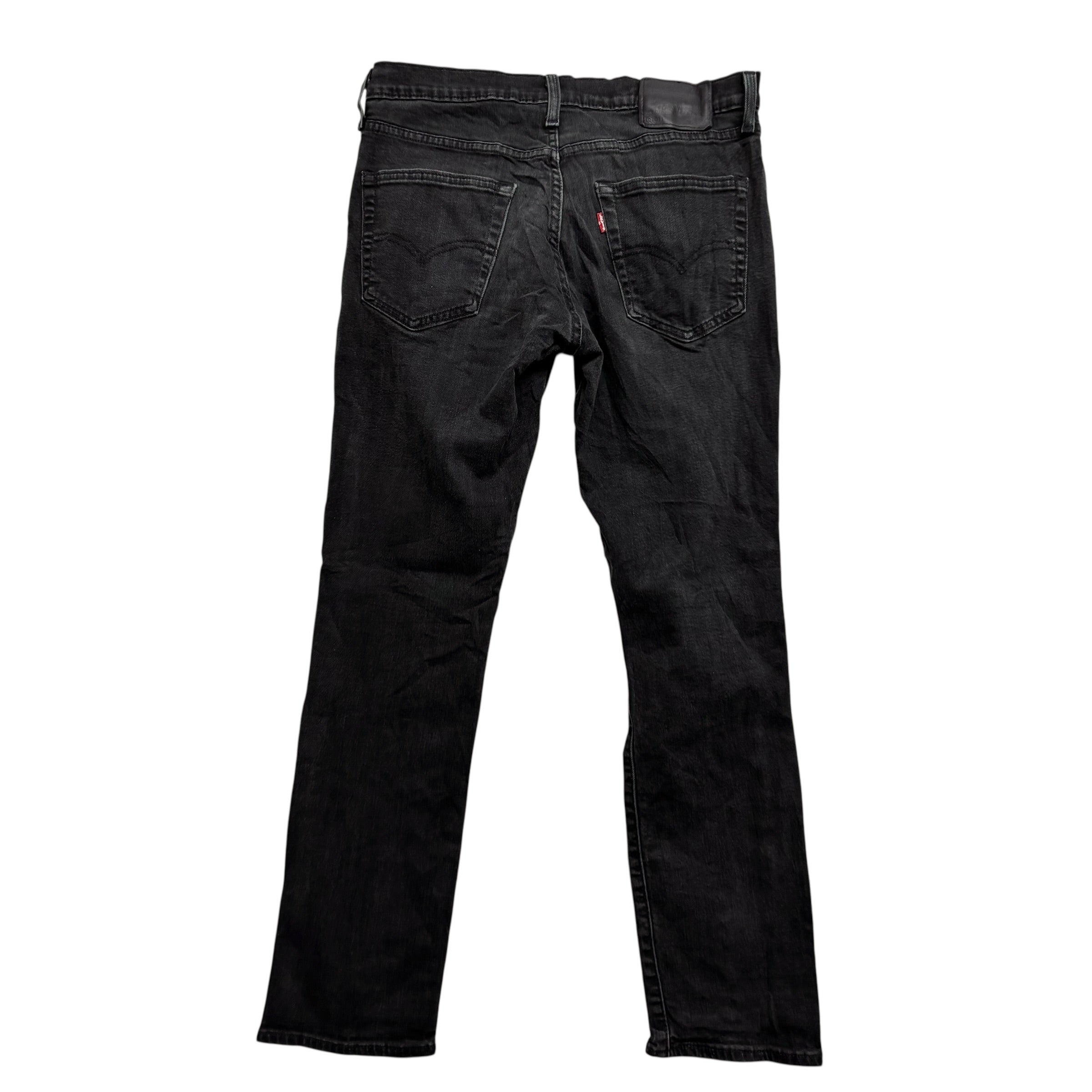 Levis 511 Jeans W31 L29 Mens Black Slim Fit Stretch Premium Denim