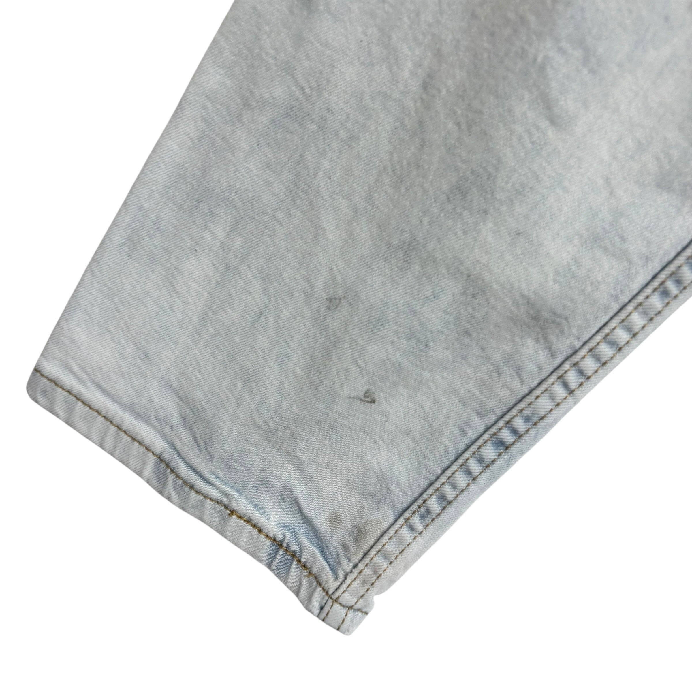 Levis 502 Jeans W34 L32 Mens Light Blue Regular Tapered Fit Stretch Denim