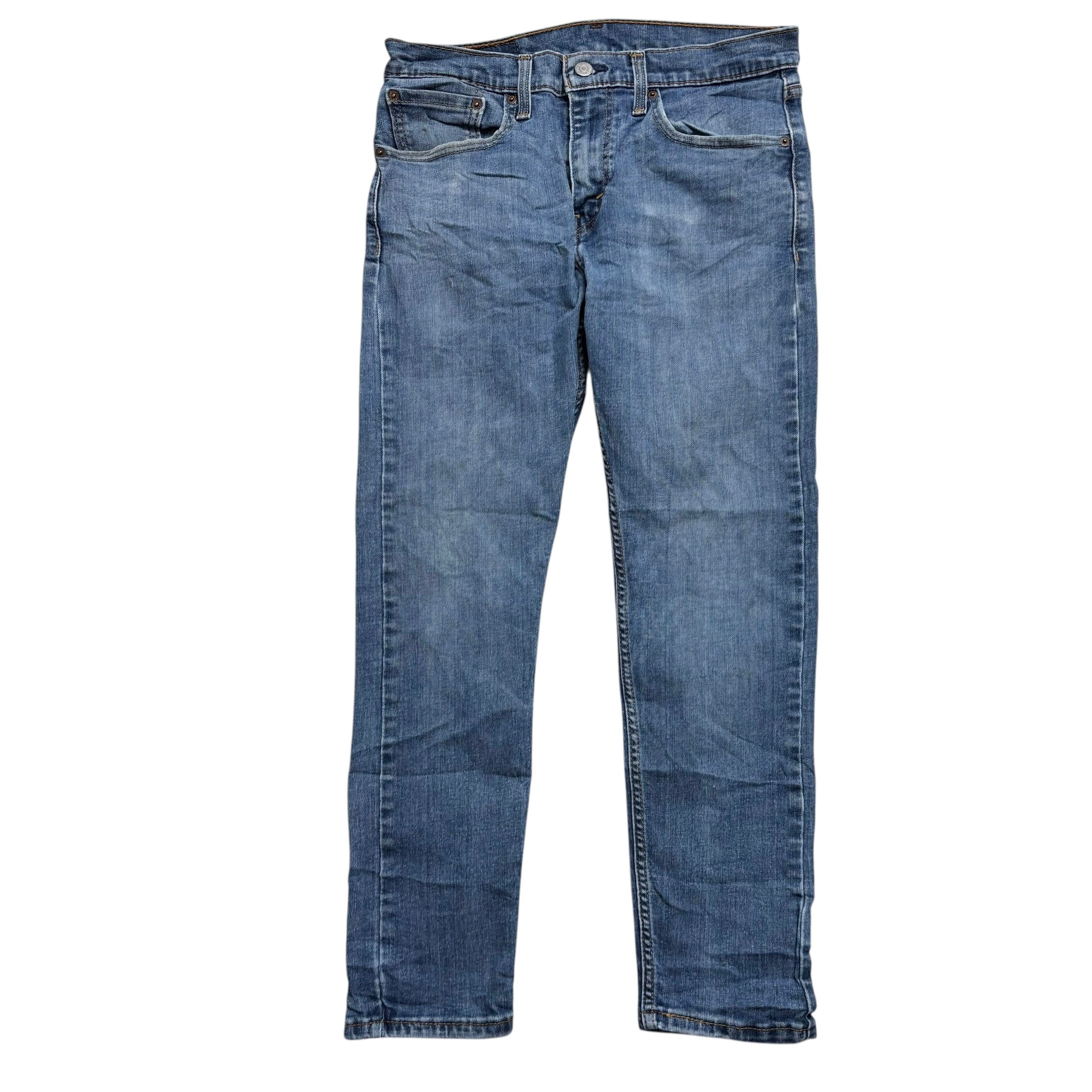 Levis 512 Jeans W31 L28 Mens Light Blue Slim Tapered Fit Stretch Denim (E)