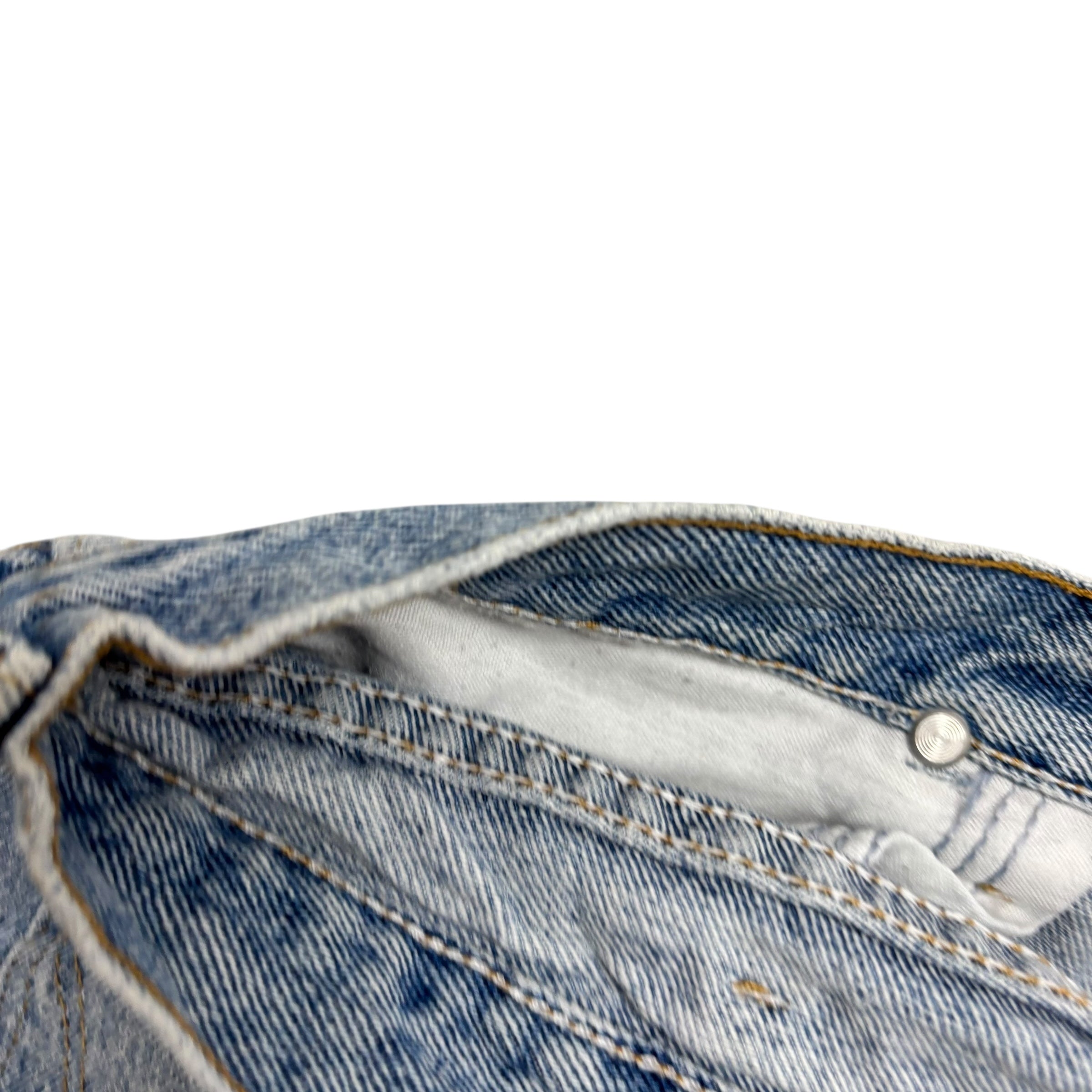 Wrangler Jeans W40 L28 Mens Light Blue Regular Straight Fit Vintage Denim