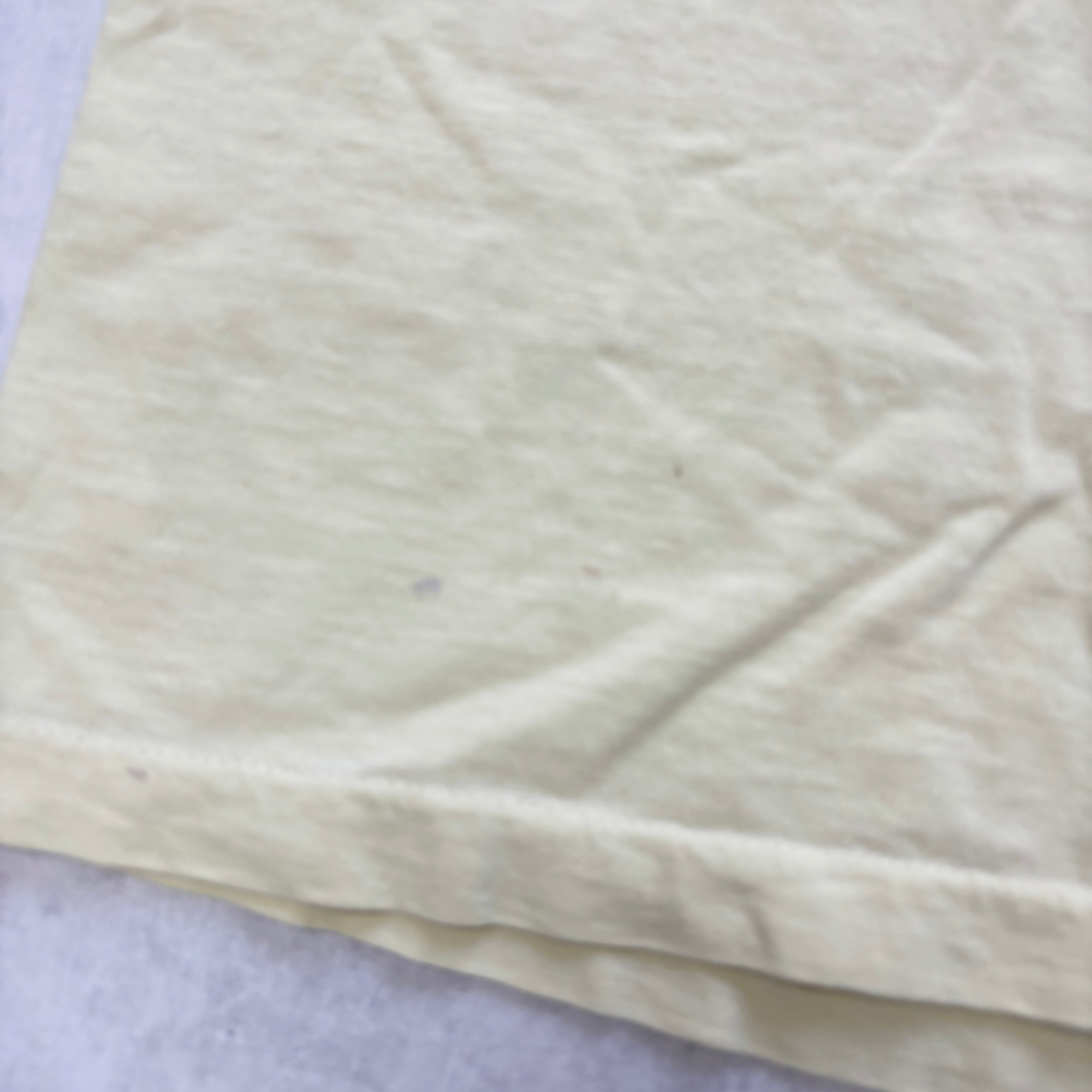 Vintage T Shirt Mens XL Yellow Single Stitch Graphic Print 90s USA