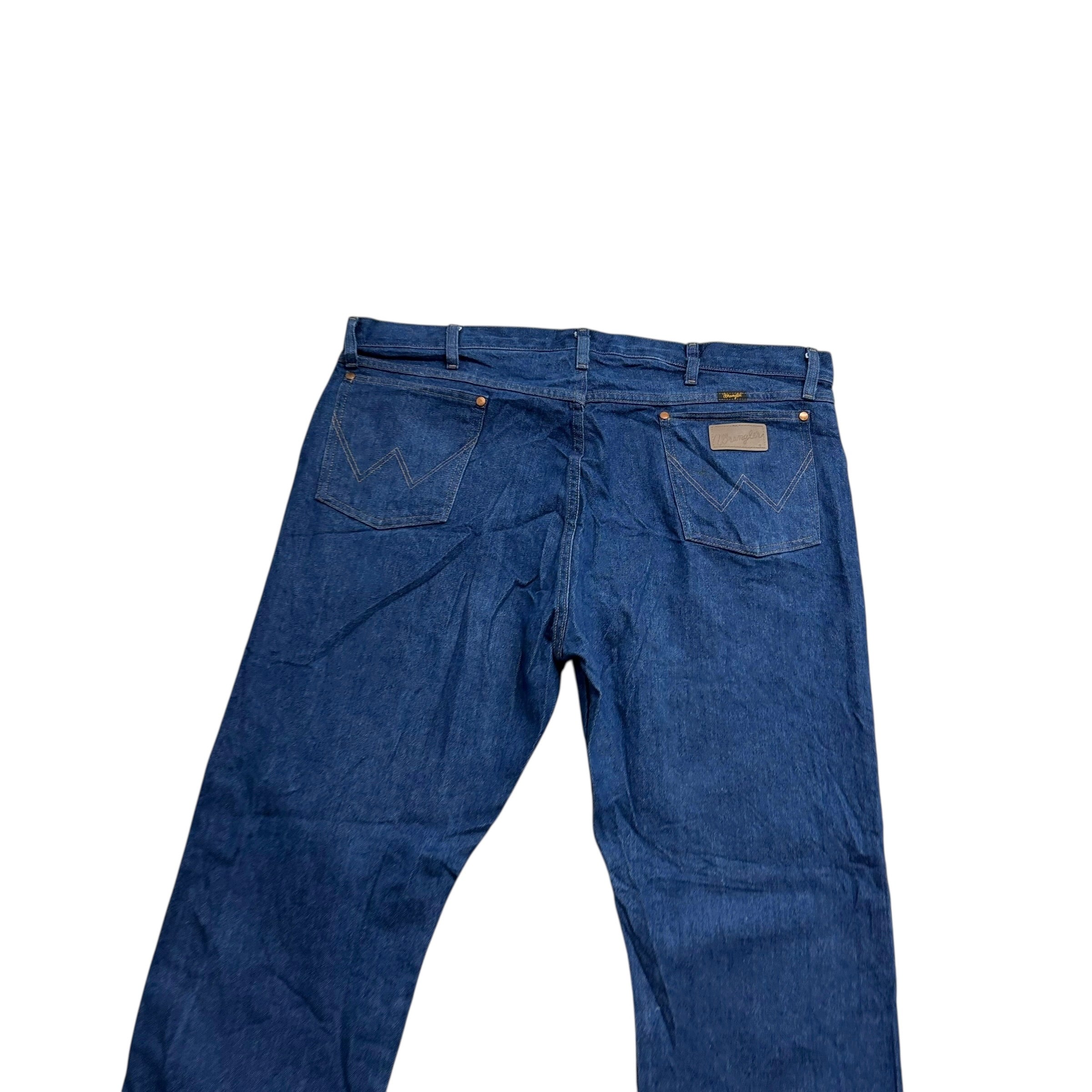 Wrangler Jeans Cowboy Cut W42 L30 Mens Dark Blue 13MWZ Original Fit Denim (E)