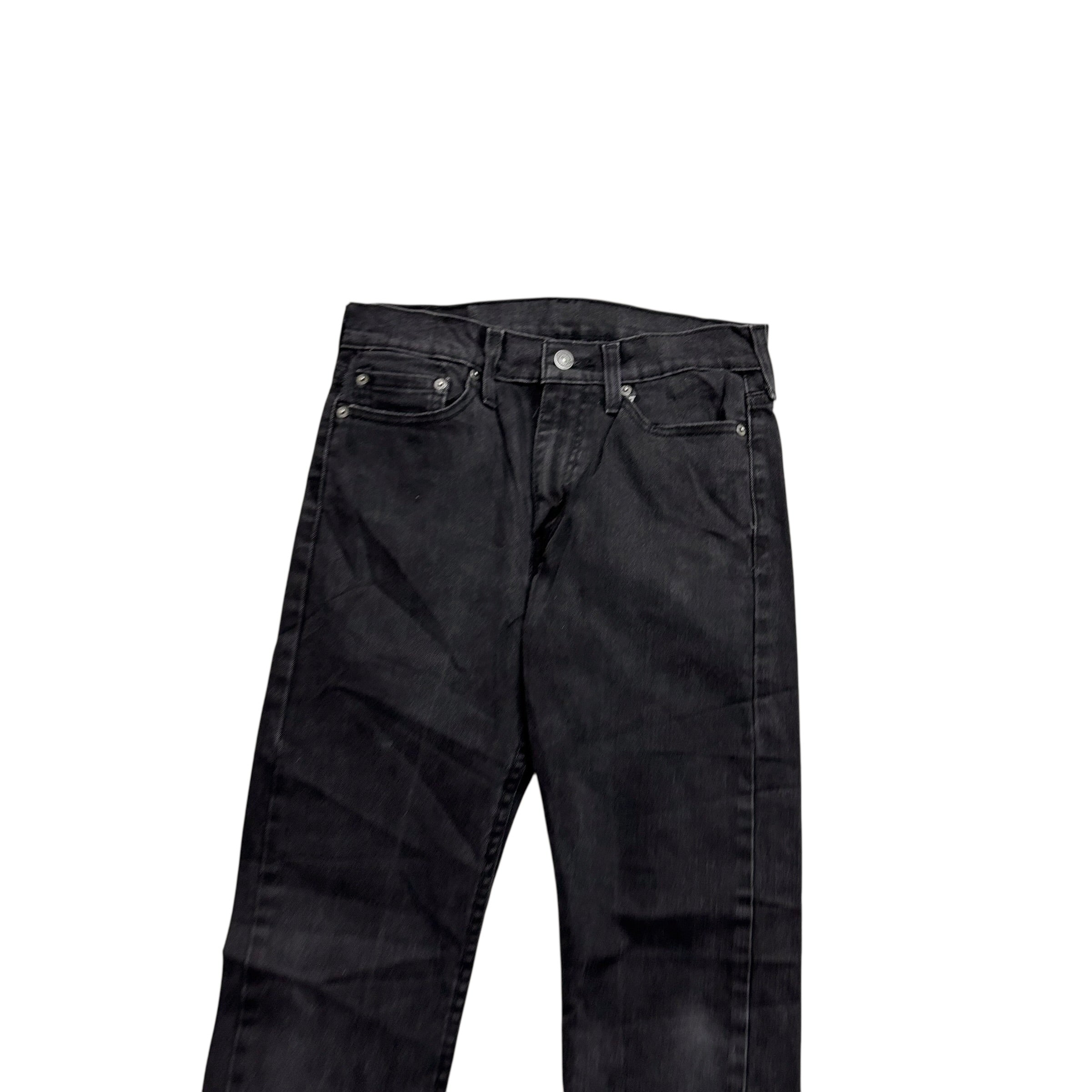 Levis 510 Jeans W28 L29 Mens Black Skinny Fit Stretch Denim