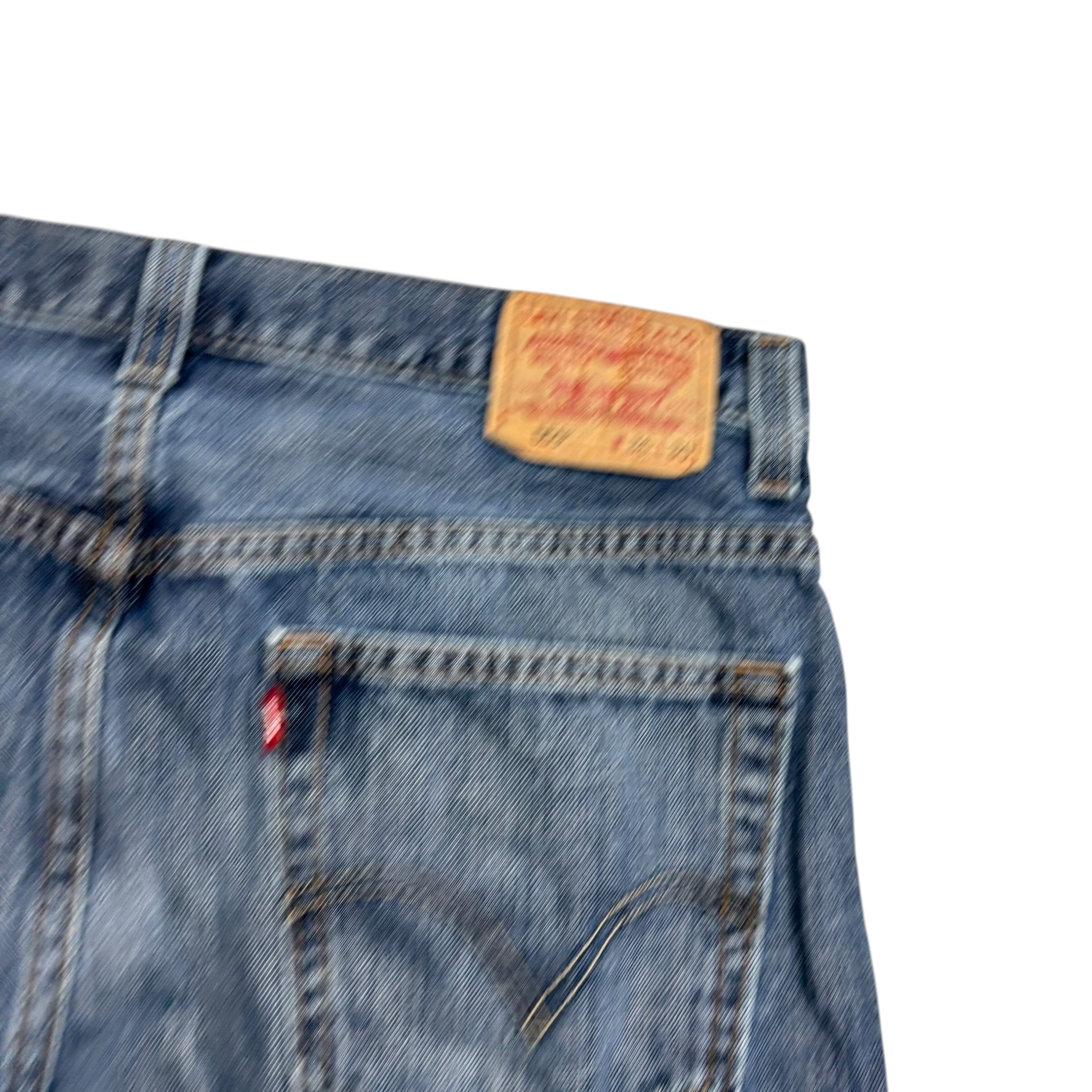 Levis 559 Jeans W36 L25 Mens Mid Blue Baggy Relaxed Fit Vintage Denim (F)