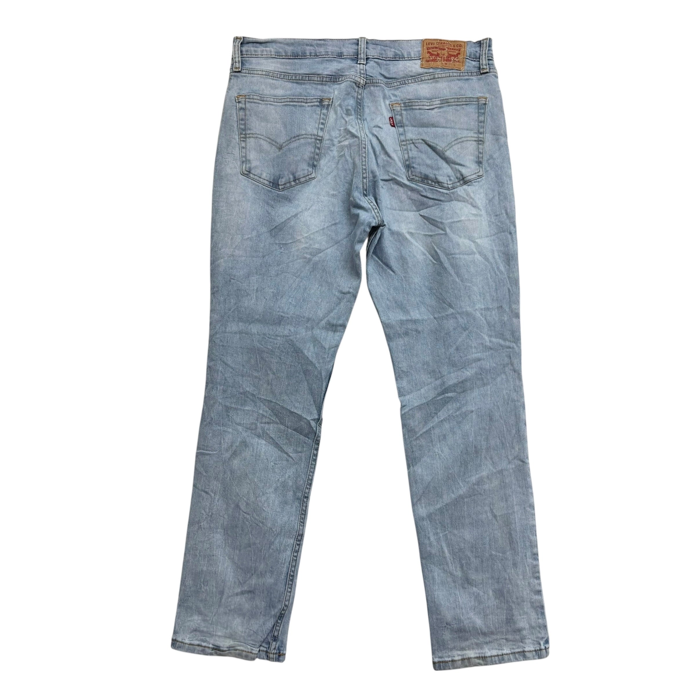 Levis 511 Jeans W36 L30 Mens Light Blue Slim Fit Stretch Denim (F)