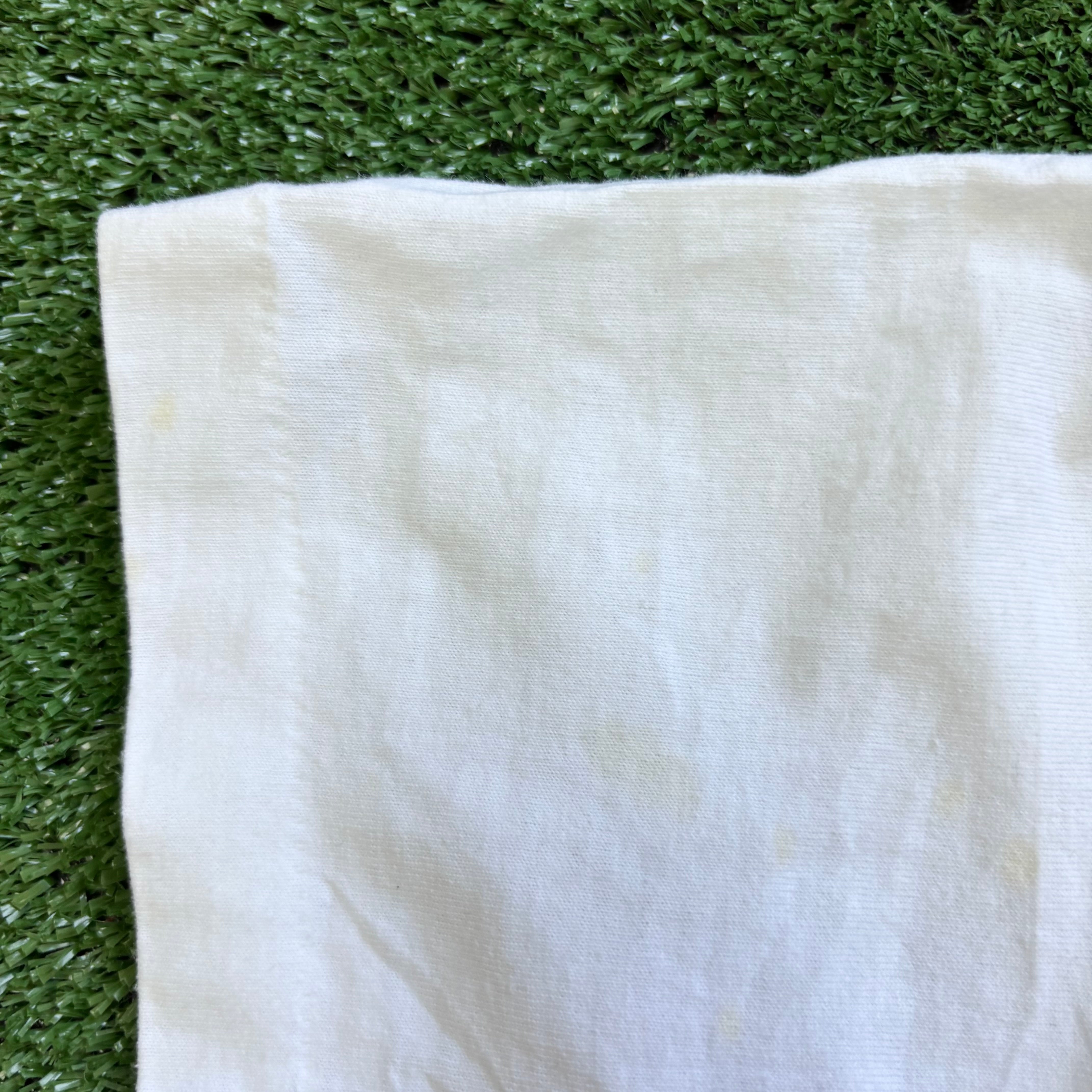 Vintage T Shirt Mens XL White Single Stitch Graphic Print 90s (F)