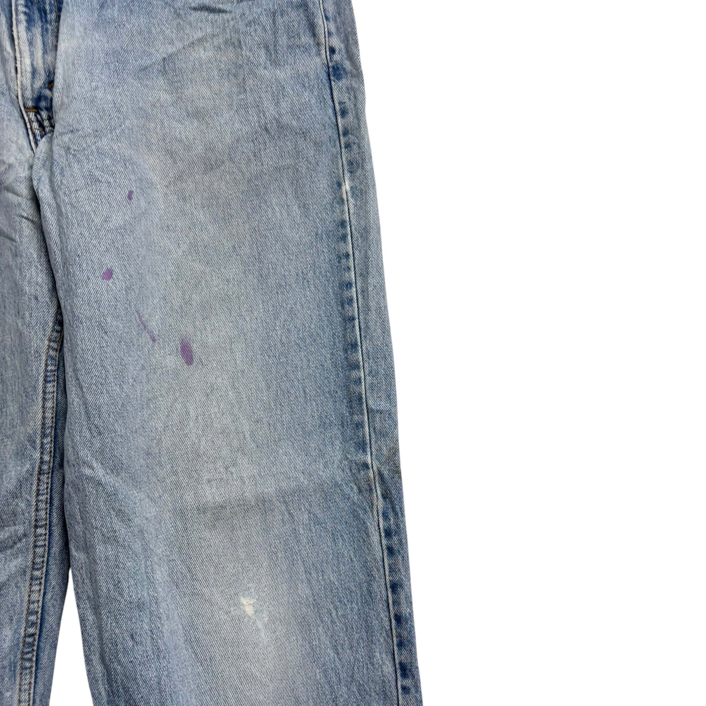 Levis 550 Jeans W36 L32 Mens Light Blue Baggy Relaxed Straight Fit Vintage Denim