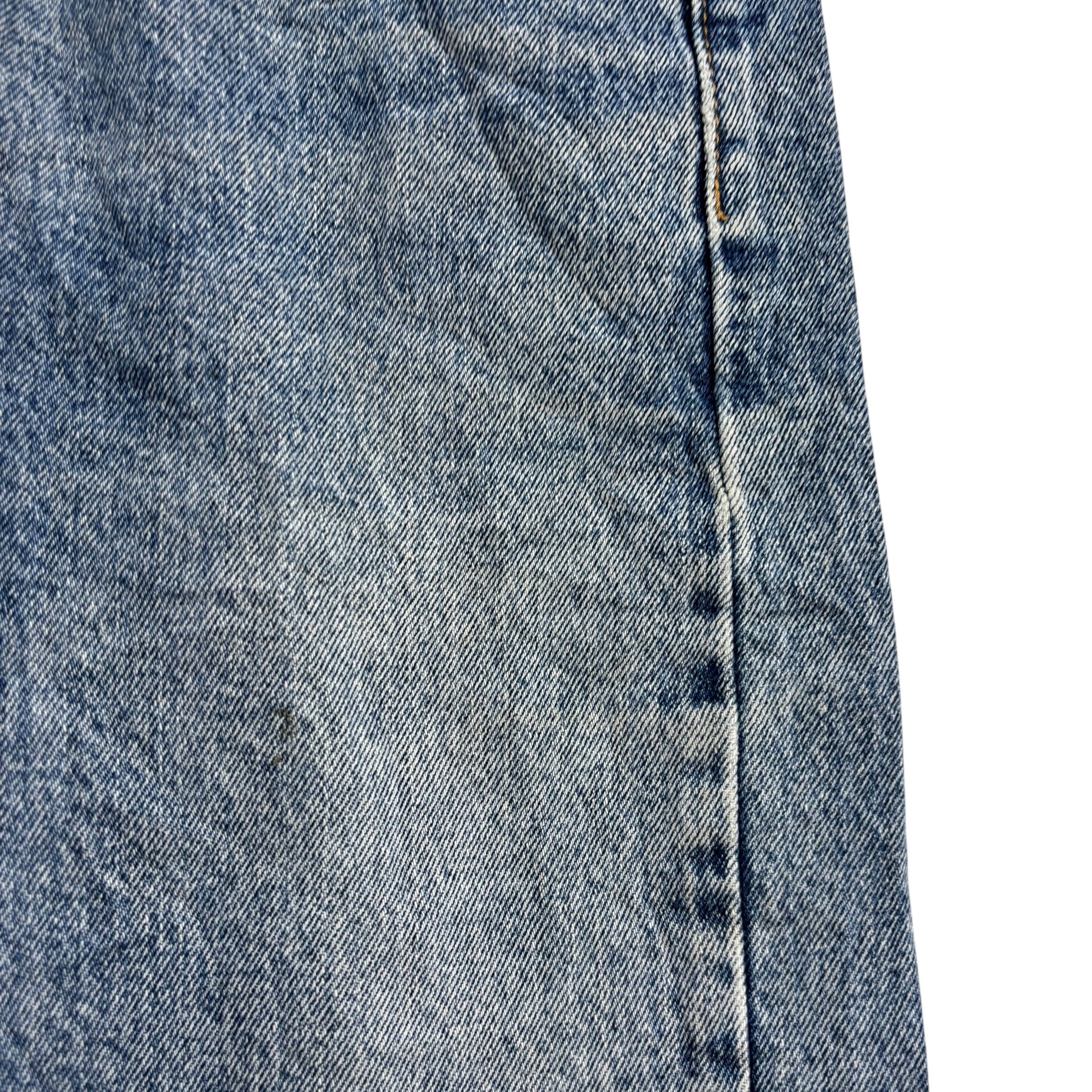 Levis 505 Jeans W32 L32 Mens Light Blue Regular Straight Fit Denim