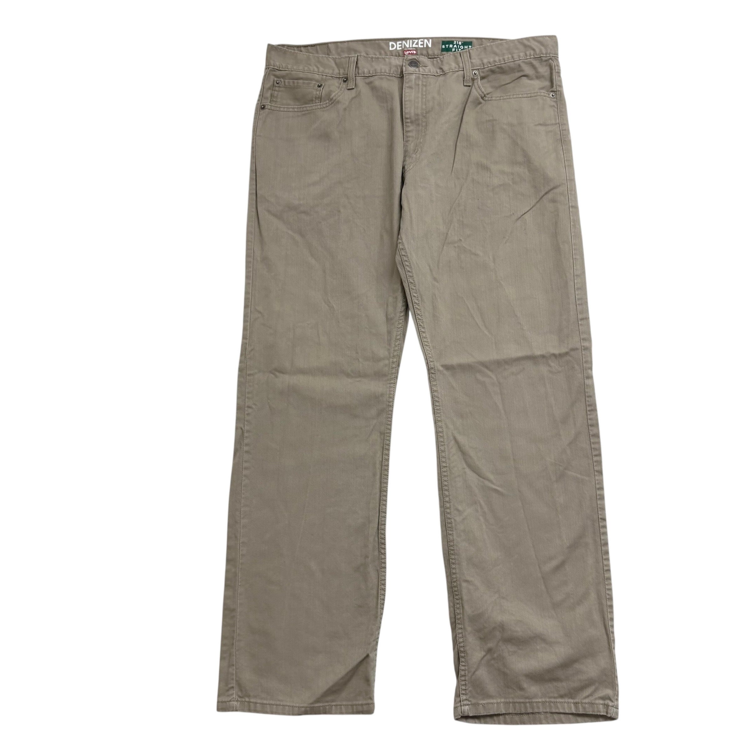 Levis Denizen Trousers W40 L32 Mens Beige Regular Straight Pants