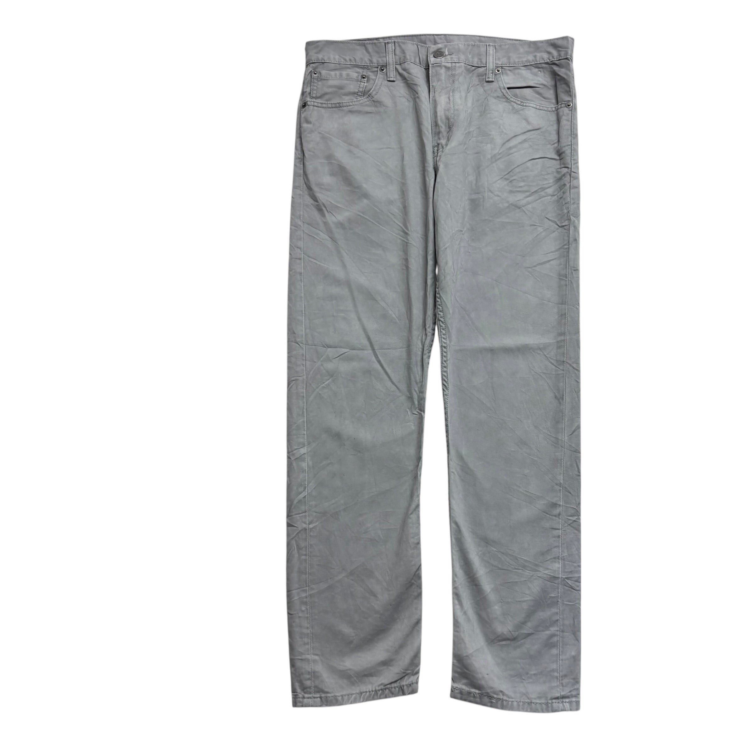 Levis 508 Jeans W33 L29 Mens Grey Regular Tapered Fit Vintage Pants