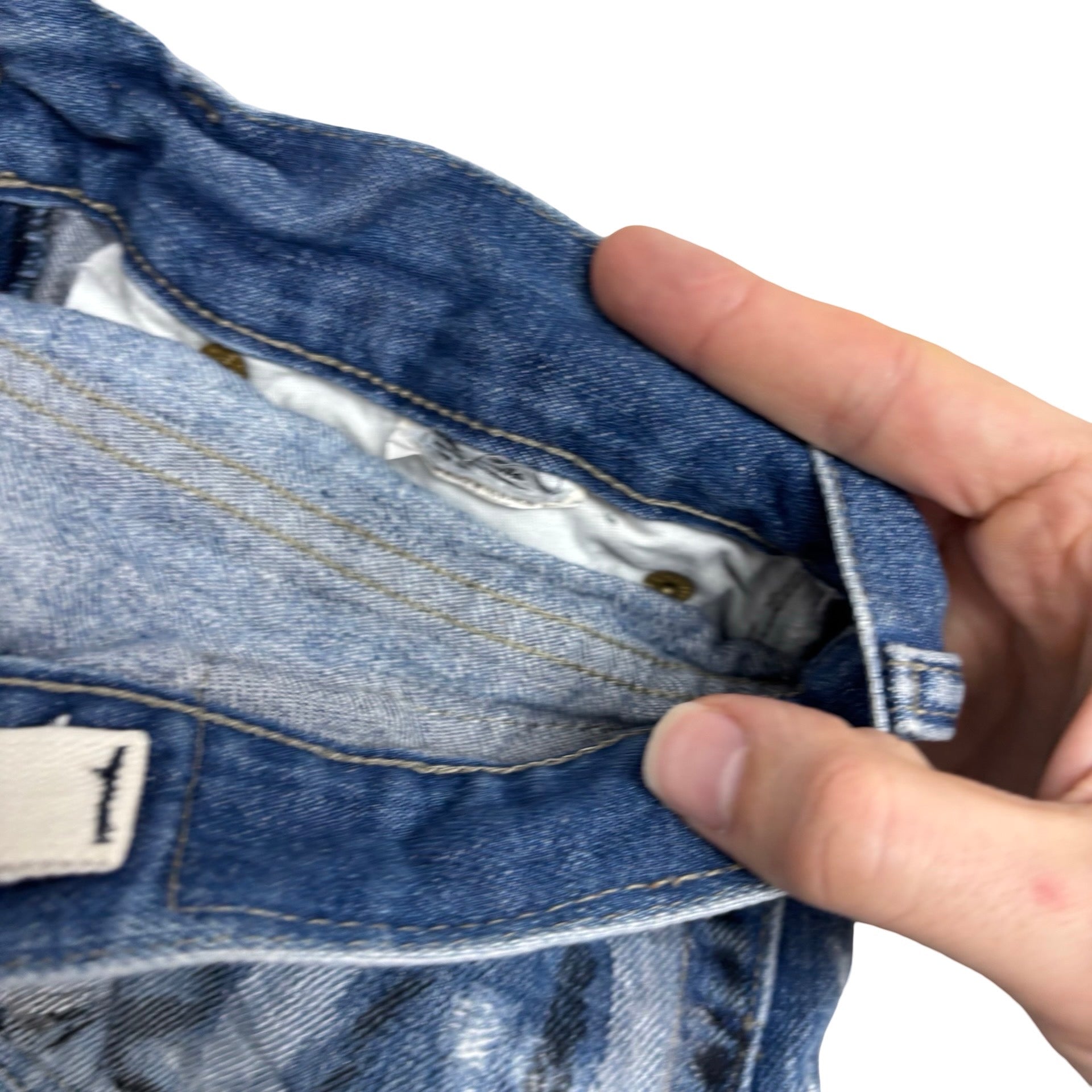 Vintage Diesel Jeans W30 L30 Mens Mid Blue Regular Straight Fit Y2K