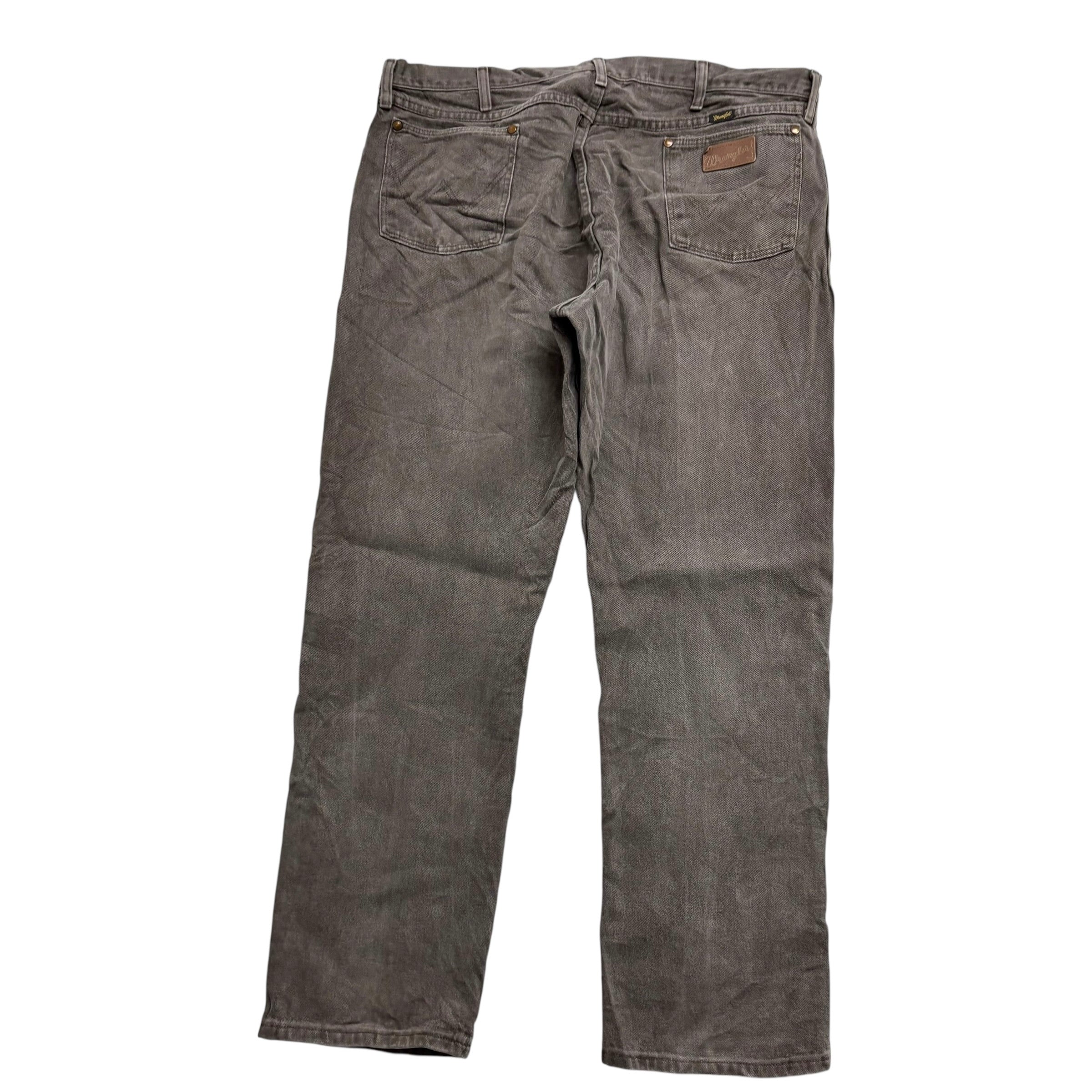 Wrangler Jeans Cowboy Cut W42 L32 Mens Brown 13MWZ USA Made Vintage