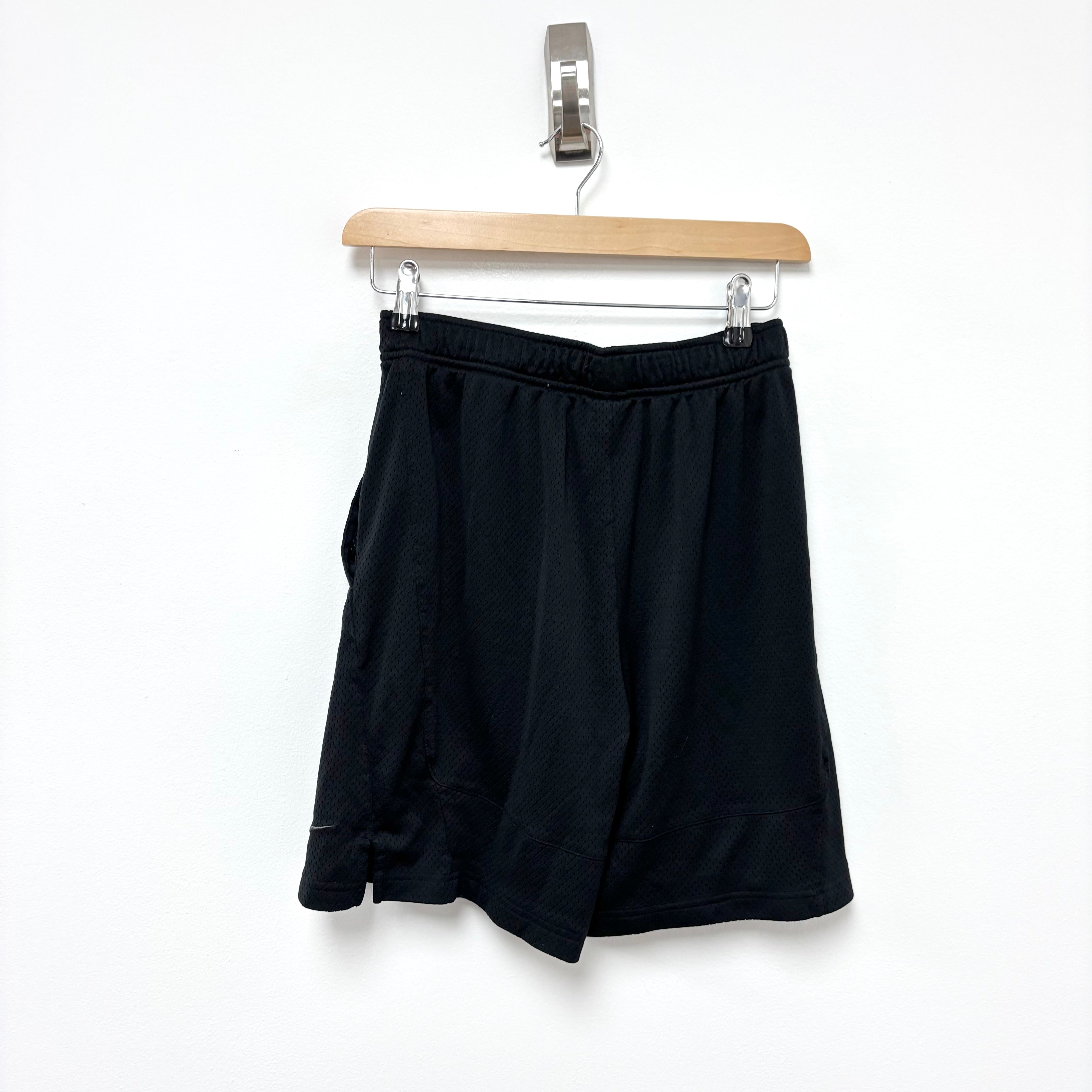 Nike Shorts Mens Small Black Dri Fit Running Sports Gym Athletic Pockets (E)