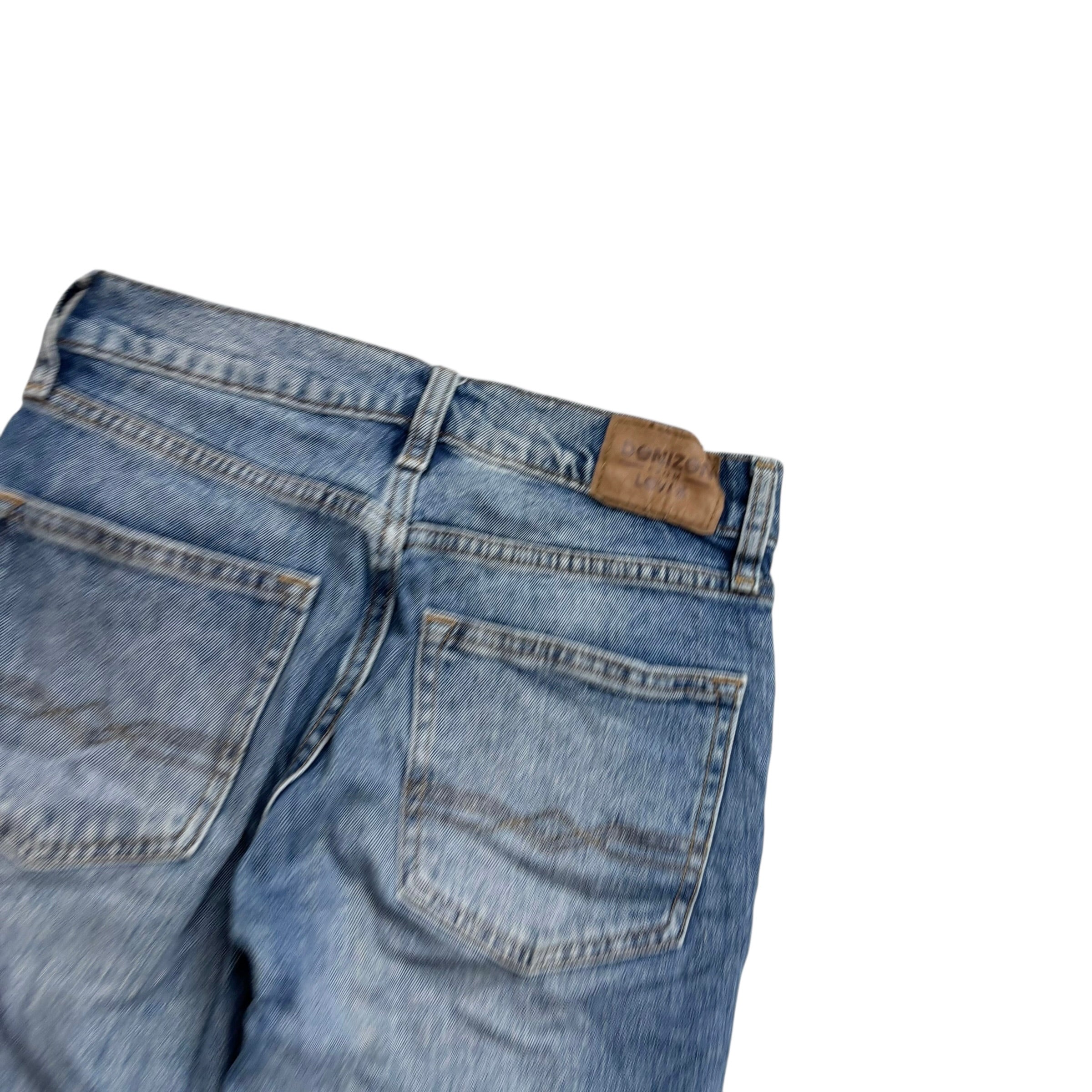 Levis Denizen Jeans W28 L30 Mens Mid Blue Slim Fit Stretch Denim.