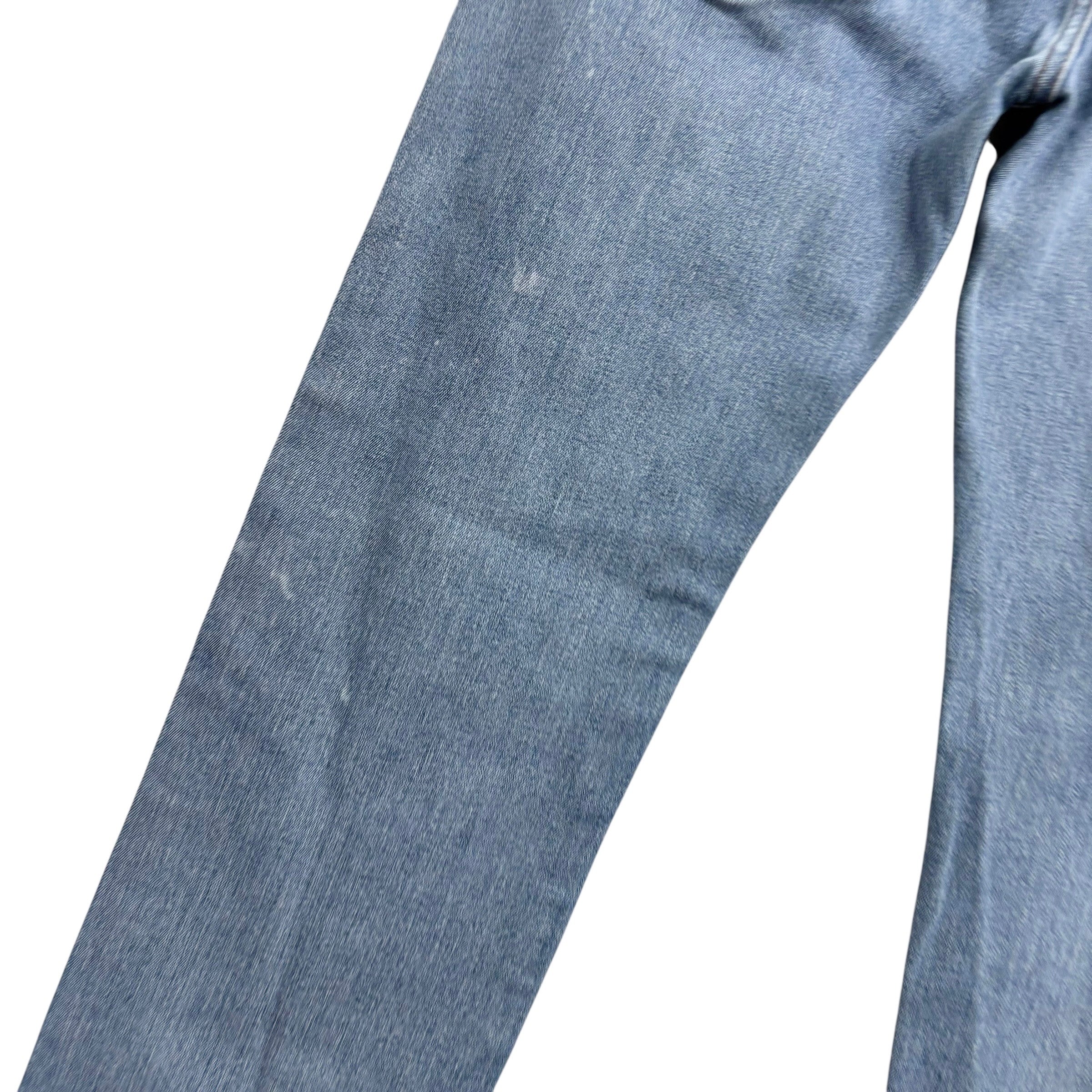 Levis Workwear Jeans W32 L34 Mens Light Blue Slim Straight Fit Stretch (F)