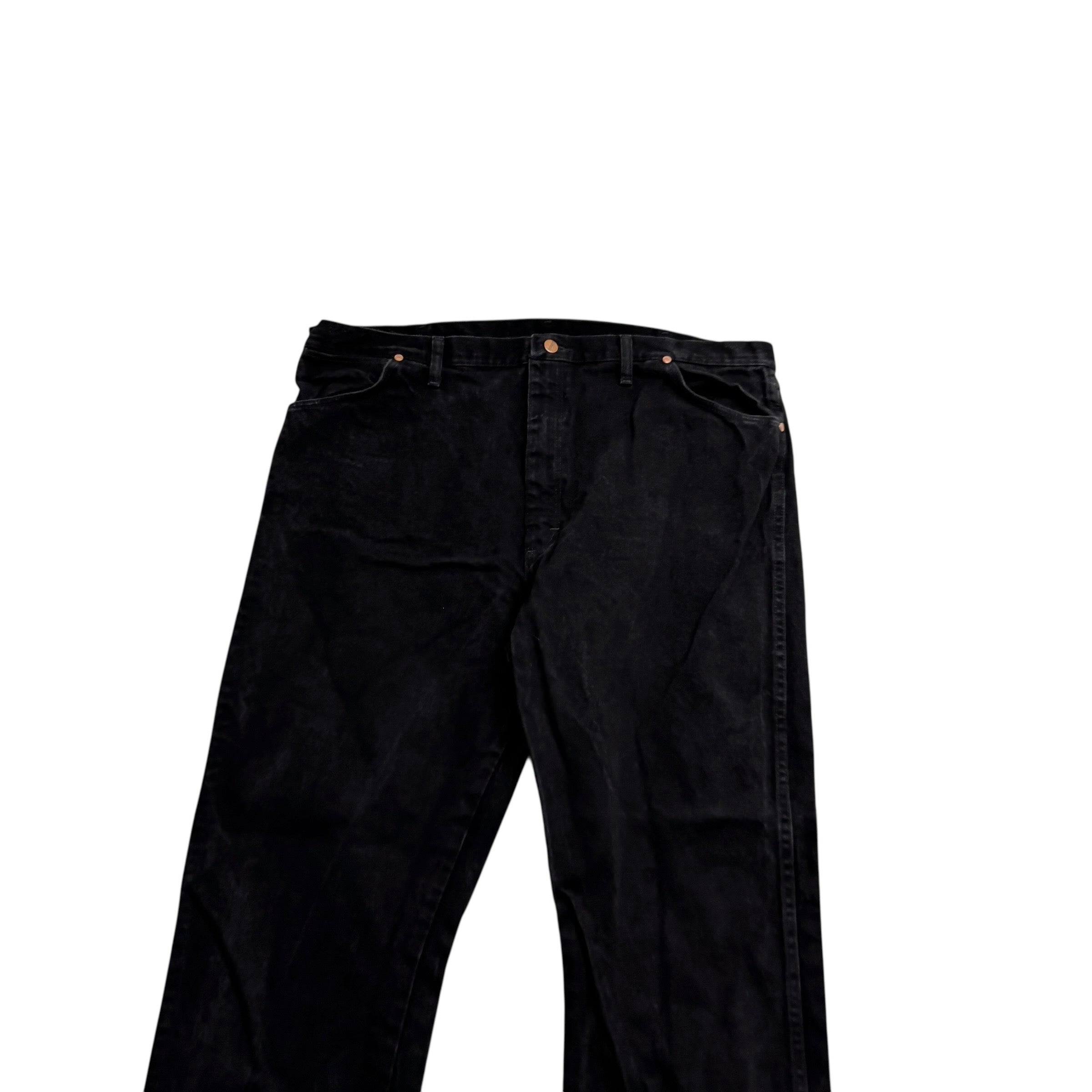 Wrangler Jeans Cowboy Cut W42 L32 Mens Black 13MWZ Original Fit Denim (E)