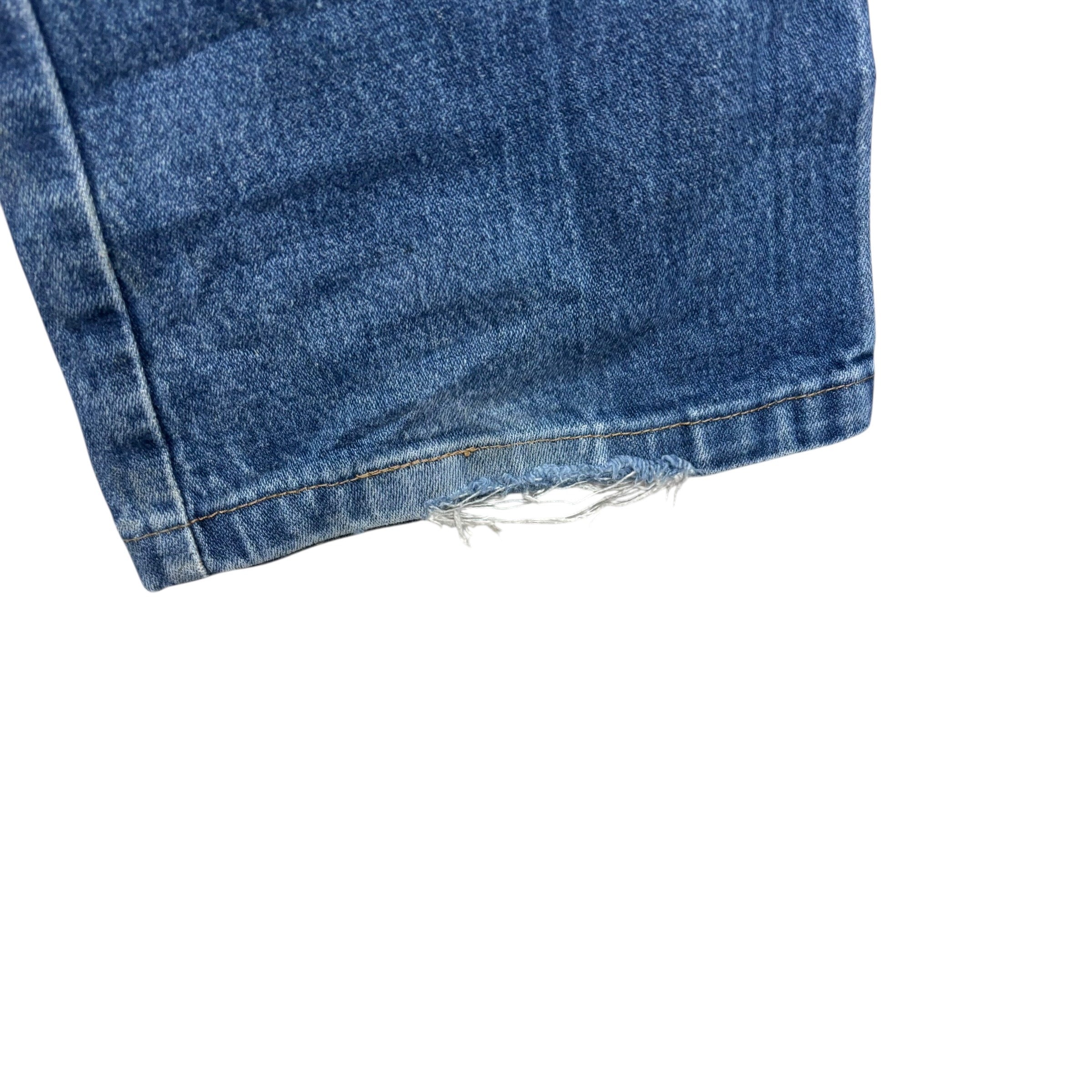 Wrangler Jeans Cowboy Cut W34 L35 Mens Mid Blue 13MWZ Original Fit Denim (F)