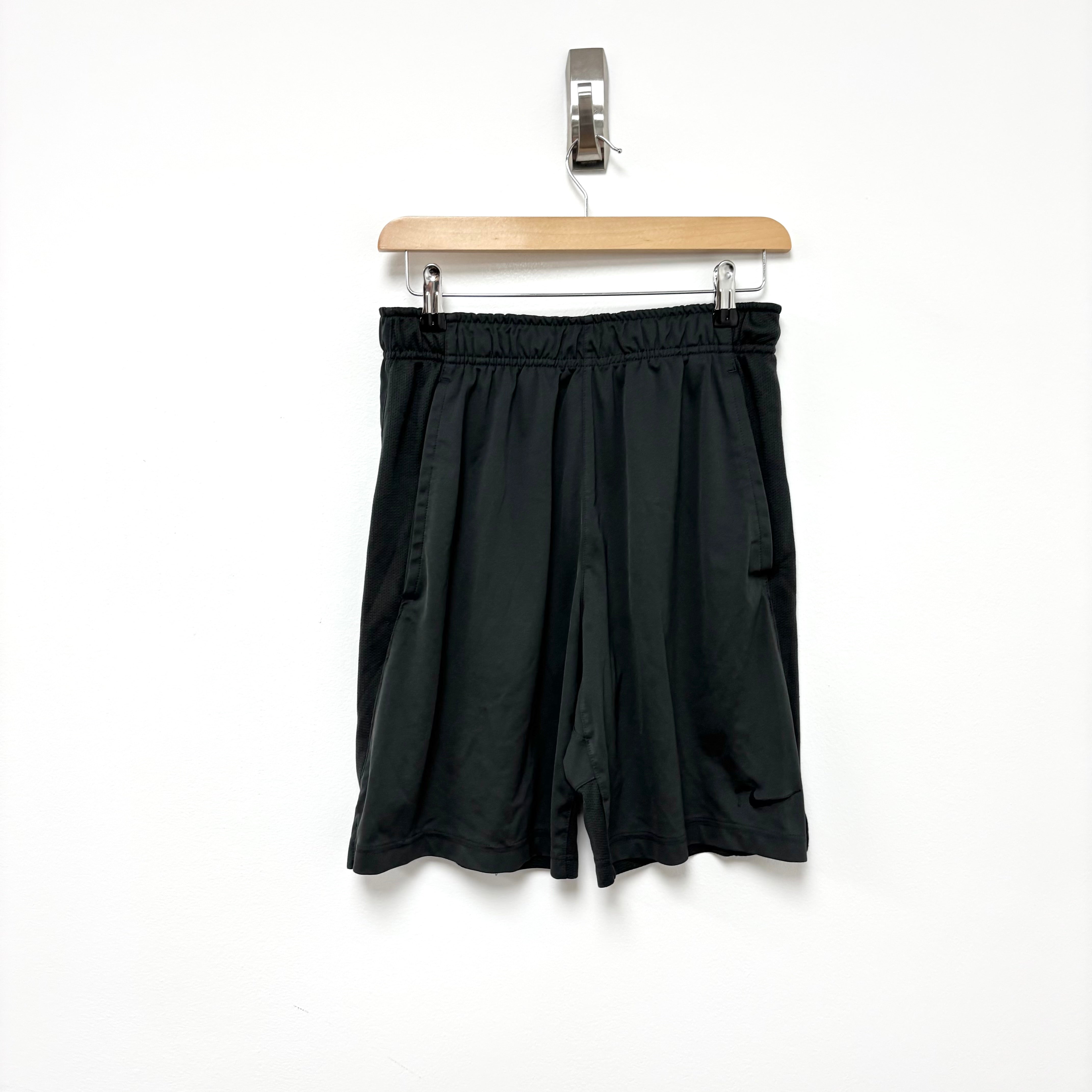 Nike Shorts Mens Small Grey Dri Fit Running Sports Gym Athletic Pockets