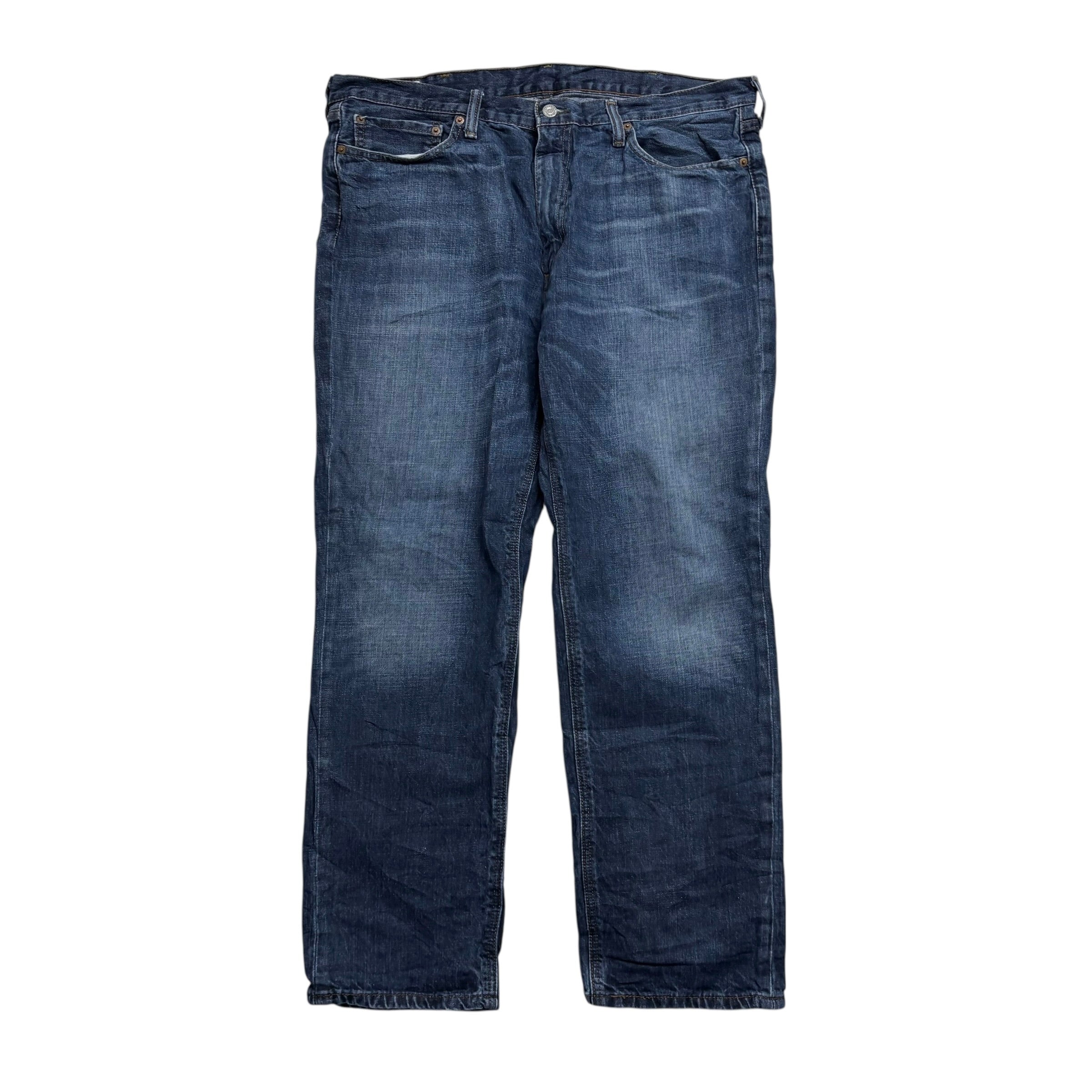 Levis 541 Jeans W38 L30 Mens Dark Blue Athletic Tapered Fit Denim