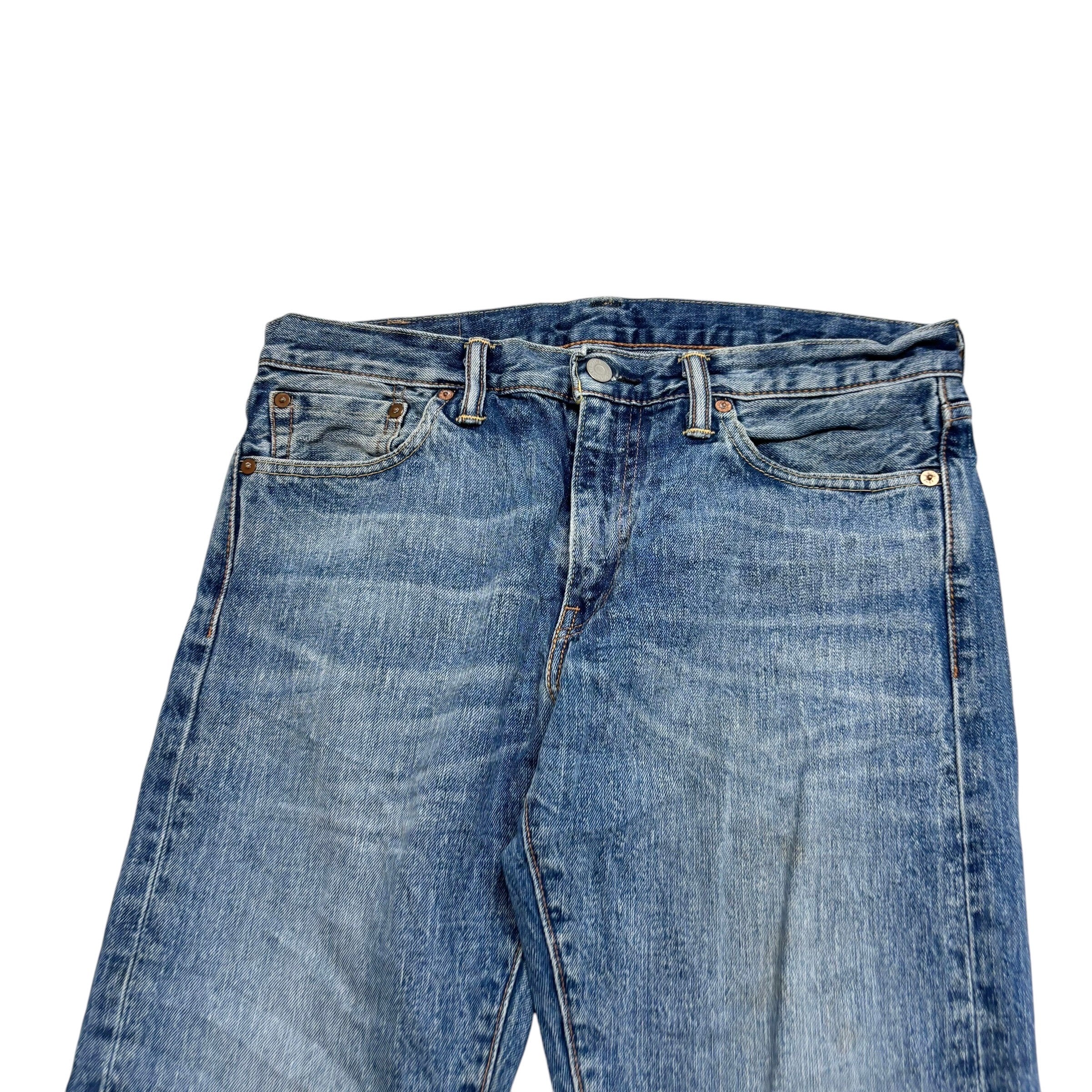 Levis 511 Jeans W33 L32 Mens Mid Blue Slim Fit Denim