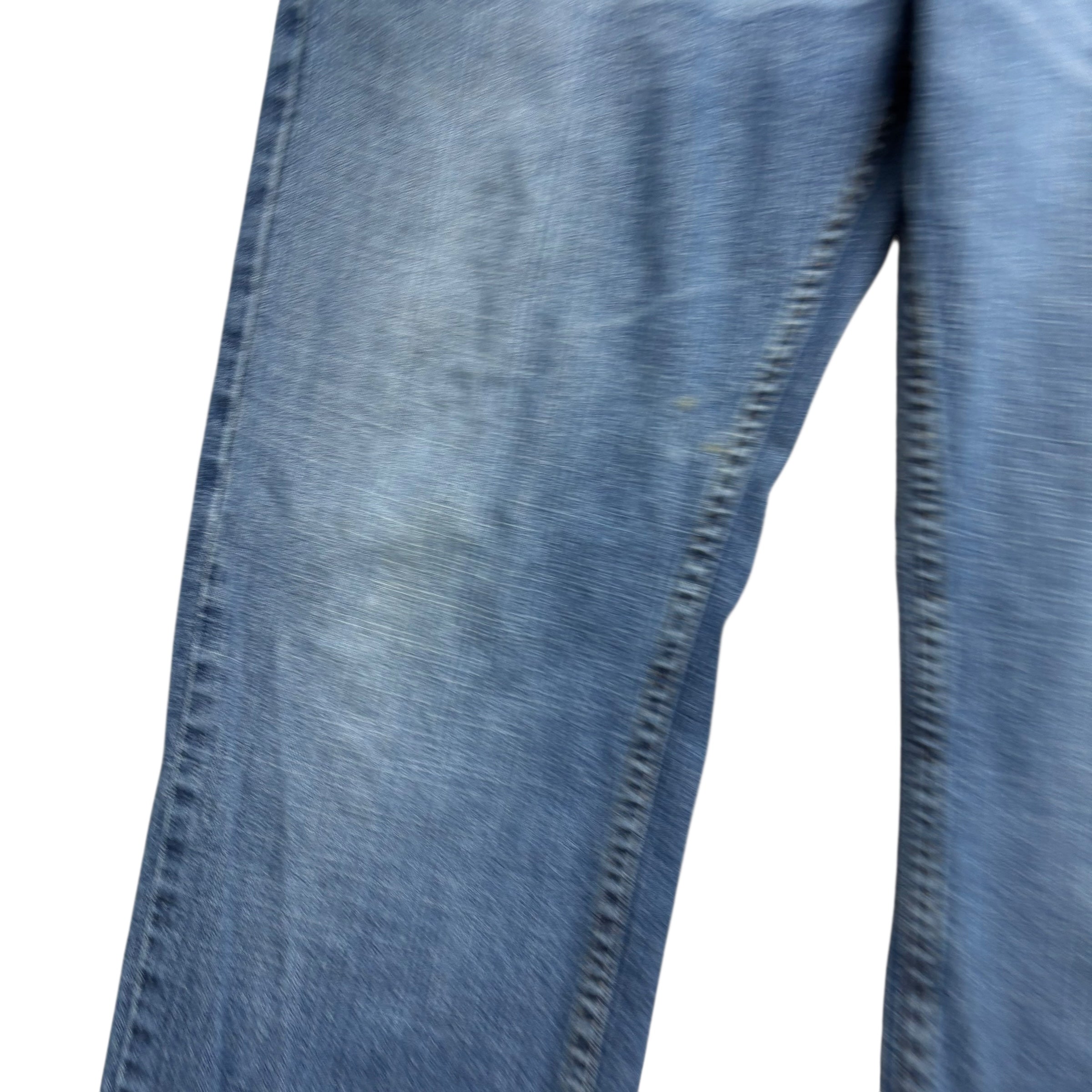 Levis Signature Jeans W36 L30 Mens Mid Blue Baggy Relaxed Fit Stretch