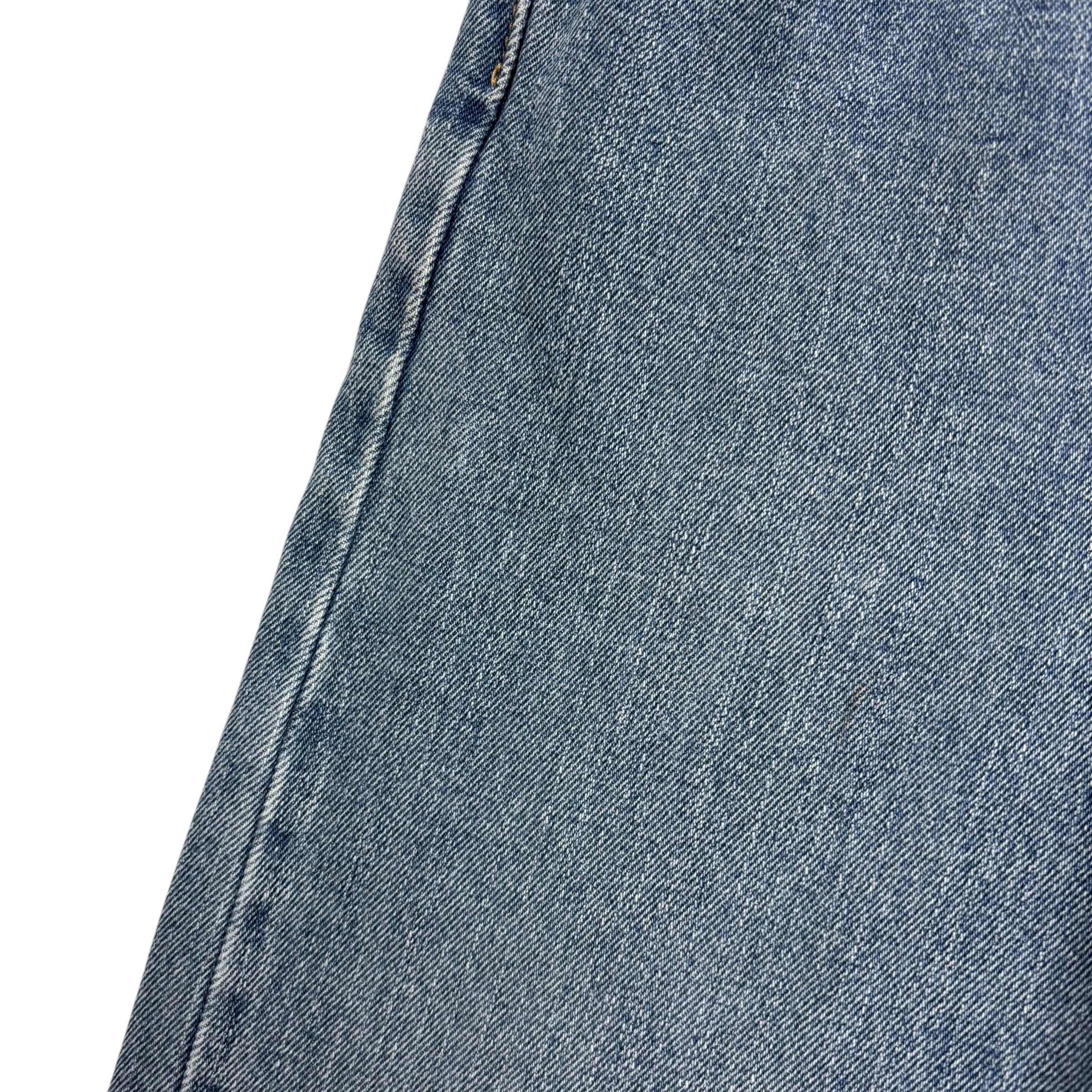 Levis 505 Jeans W34 L30 Mens Light Blue Regular Straight Fit Vintage Denim