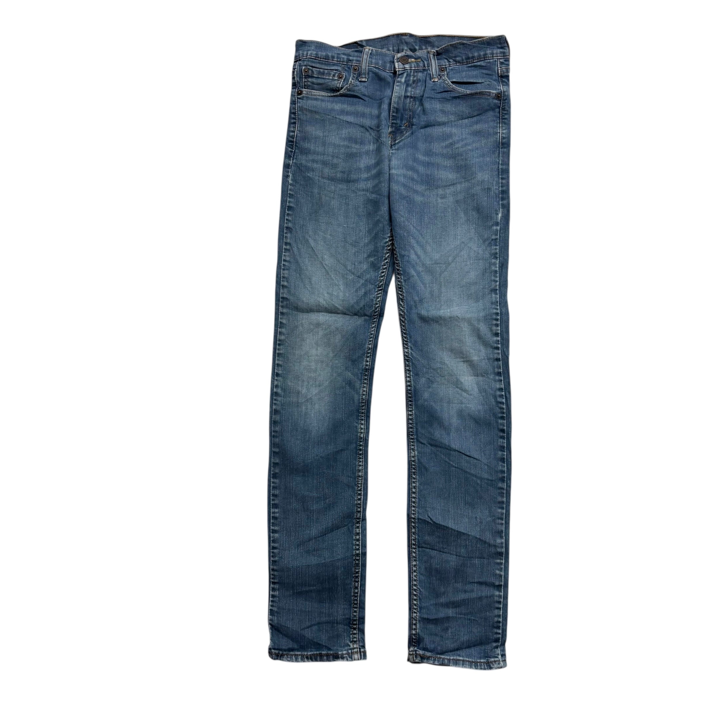 Levis 510 Jeans W30 L32 Mens Blue Skinny Fit Stretch Denim (E)