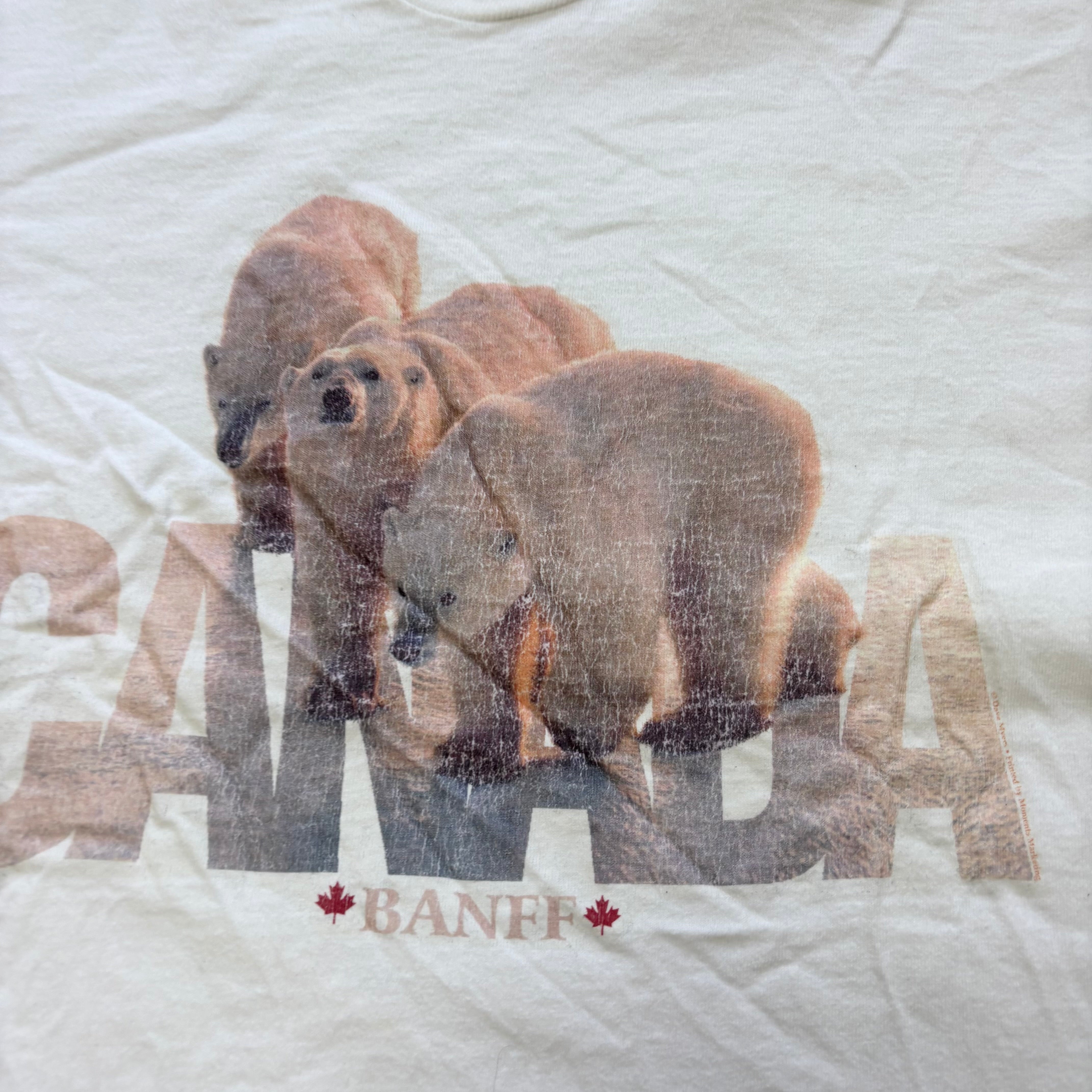 Vintage T Shirt Mens Small White Single Stitch Graphic Print 90s