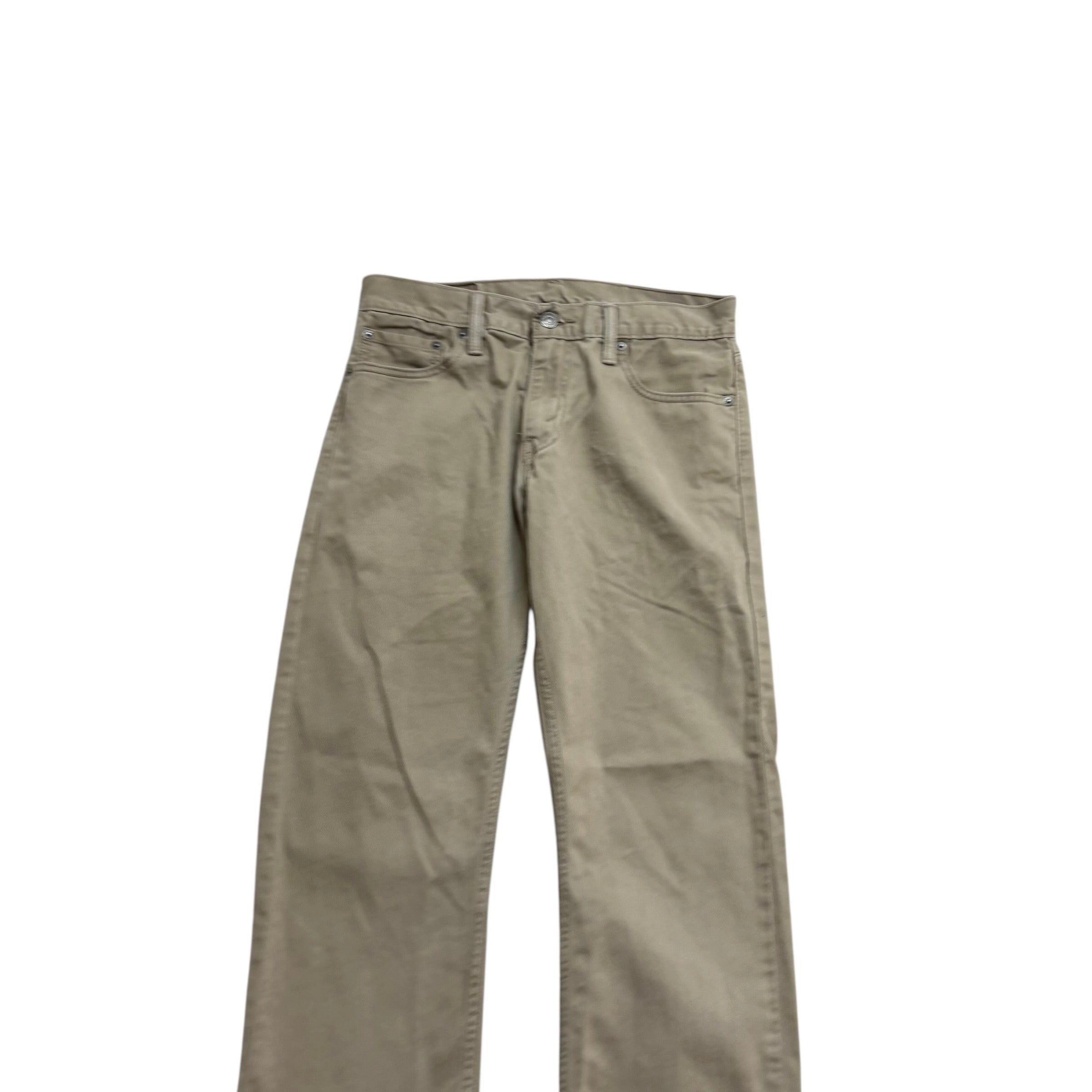 Levis 514 Trousers W30 L30 Mens Beige Regular Straight Fit Pants