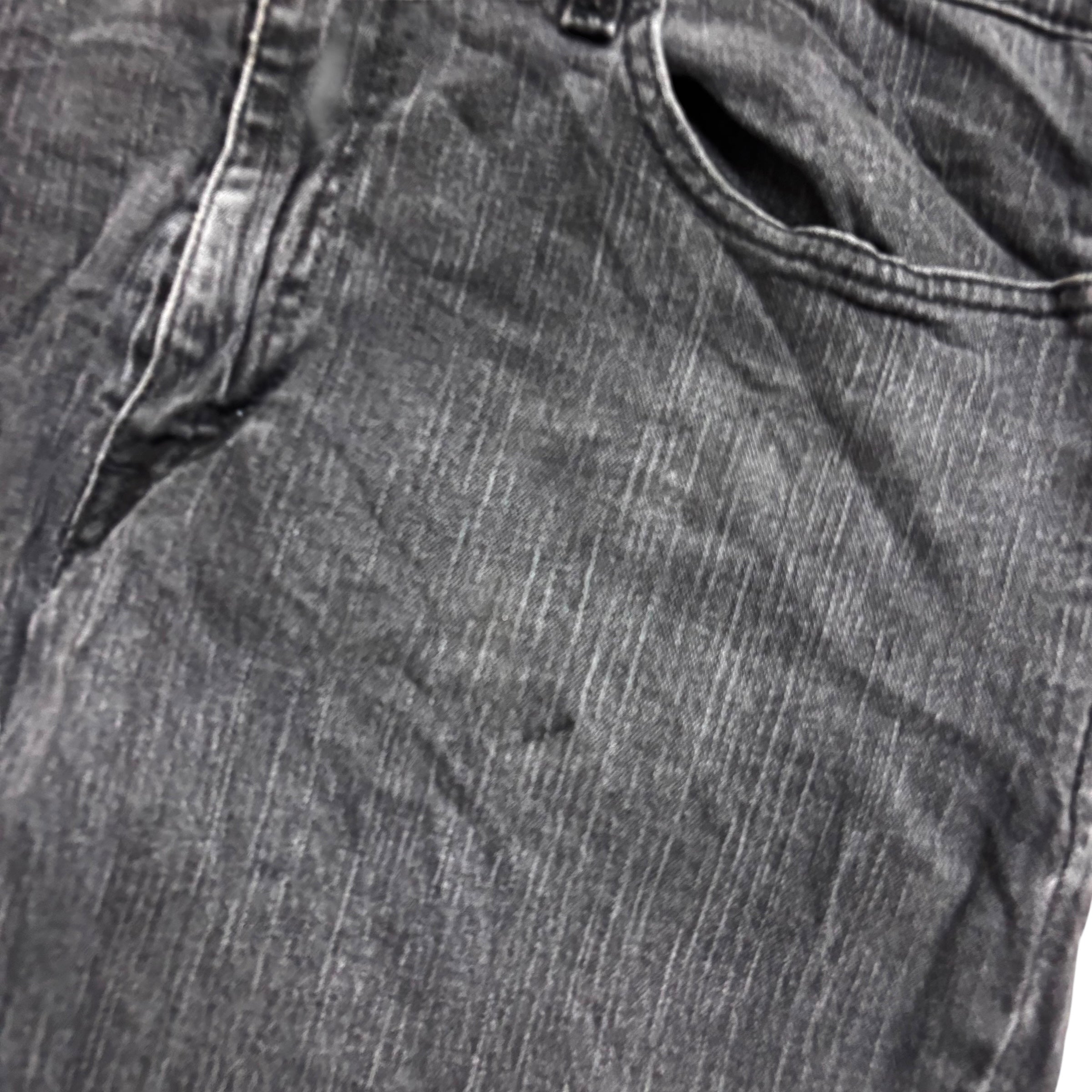 Levis 559 Jeans W36 L31 Mens Grey Regular Straight Fit Stretch Denim (F)