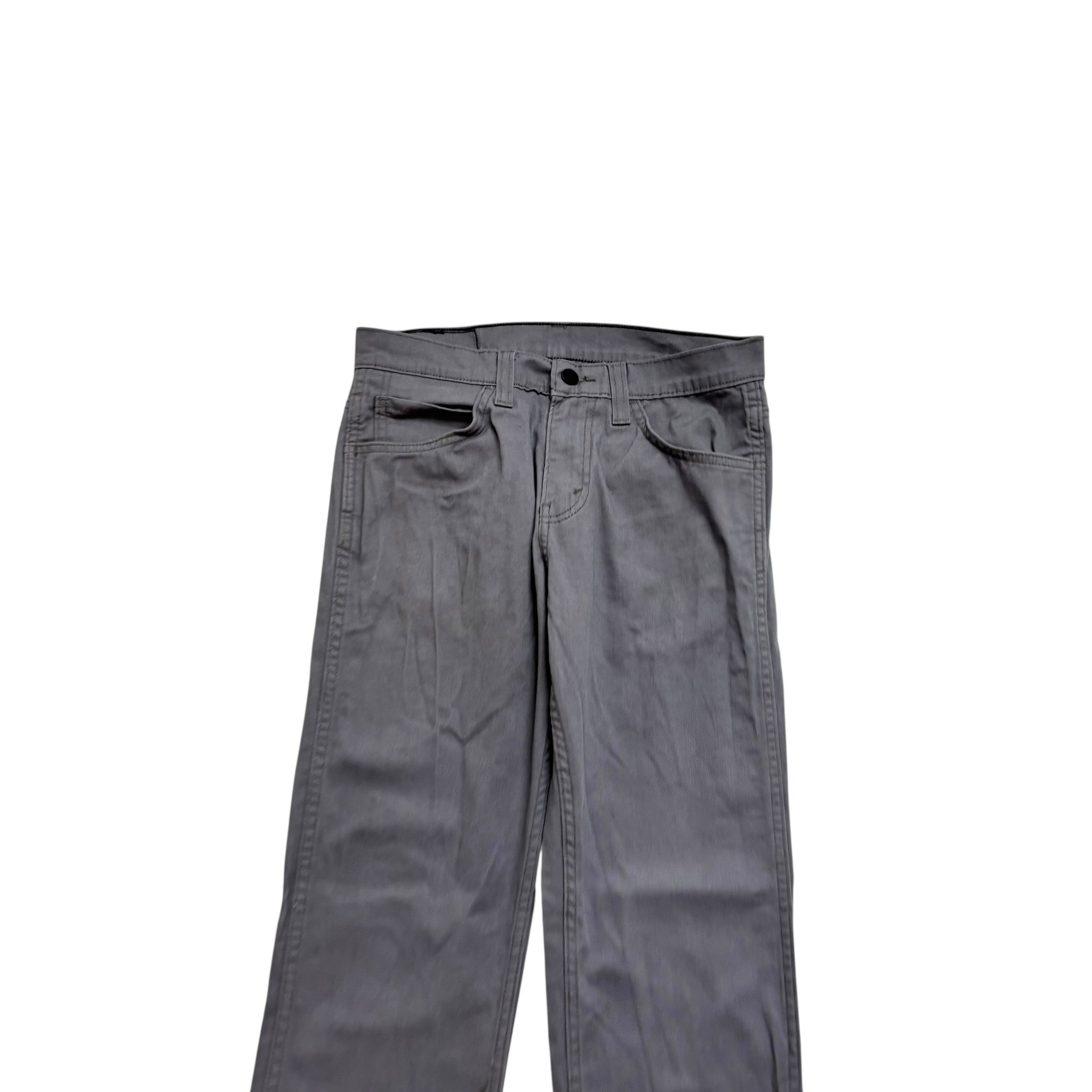 Levis 511 Jeans W30 L32 Mens Grey Slim Fit Stretch Denim