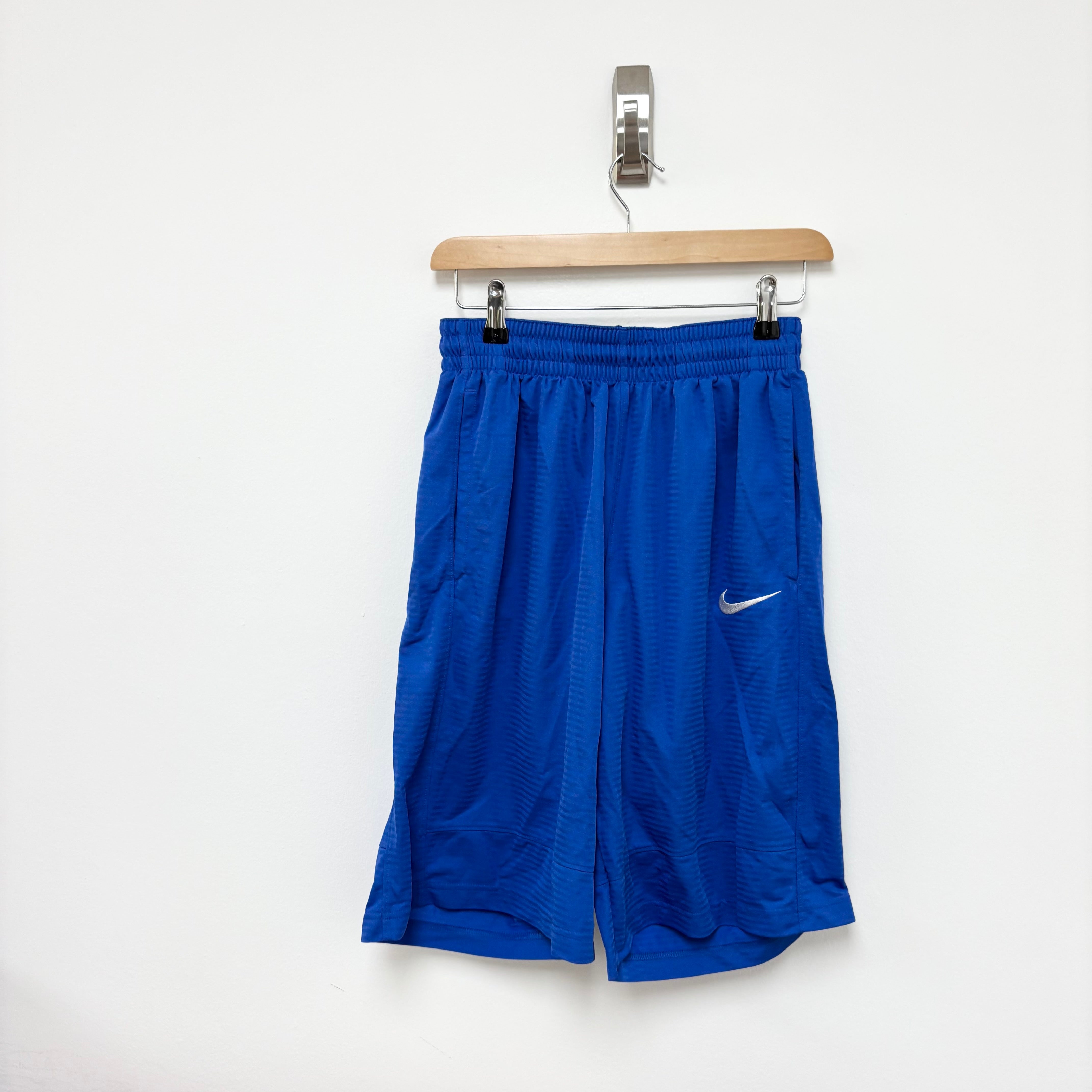 Nike Shorts Mens Small Blue Running Sports Gym Athletic Pockets (E)