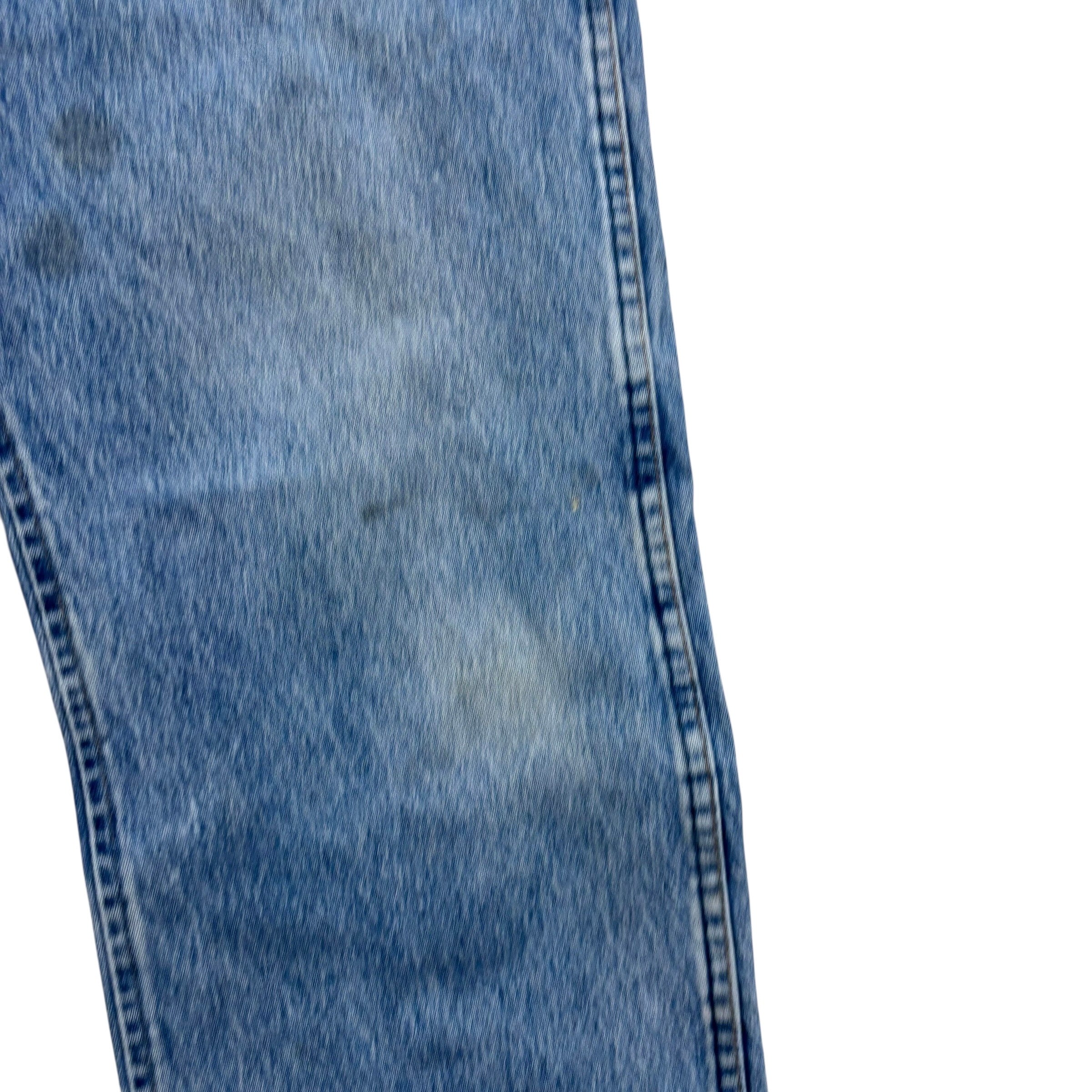 Wrangler Jeans Cowboy Cut W36 L29 Mens Light Blue 47MWZ Original Fit Denim (F)