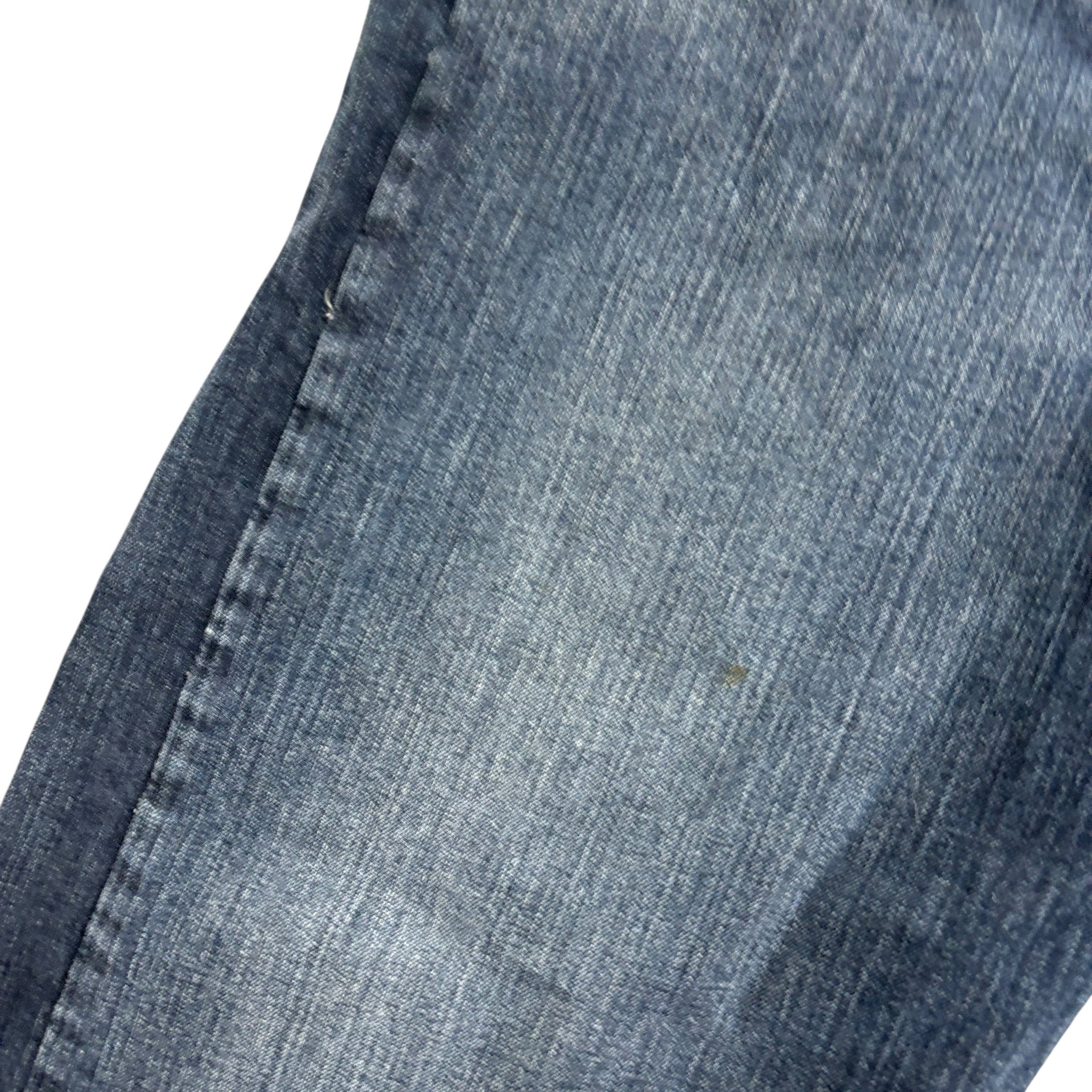 Levis 505 Jeans W42 L32 Mens Dark Blue Regular Straight Fit Stretch Denim