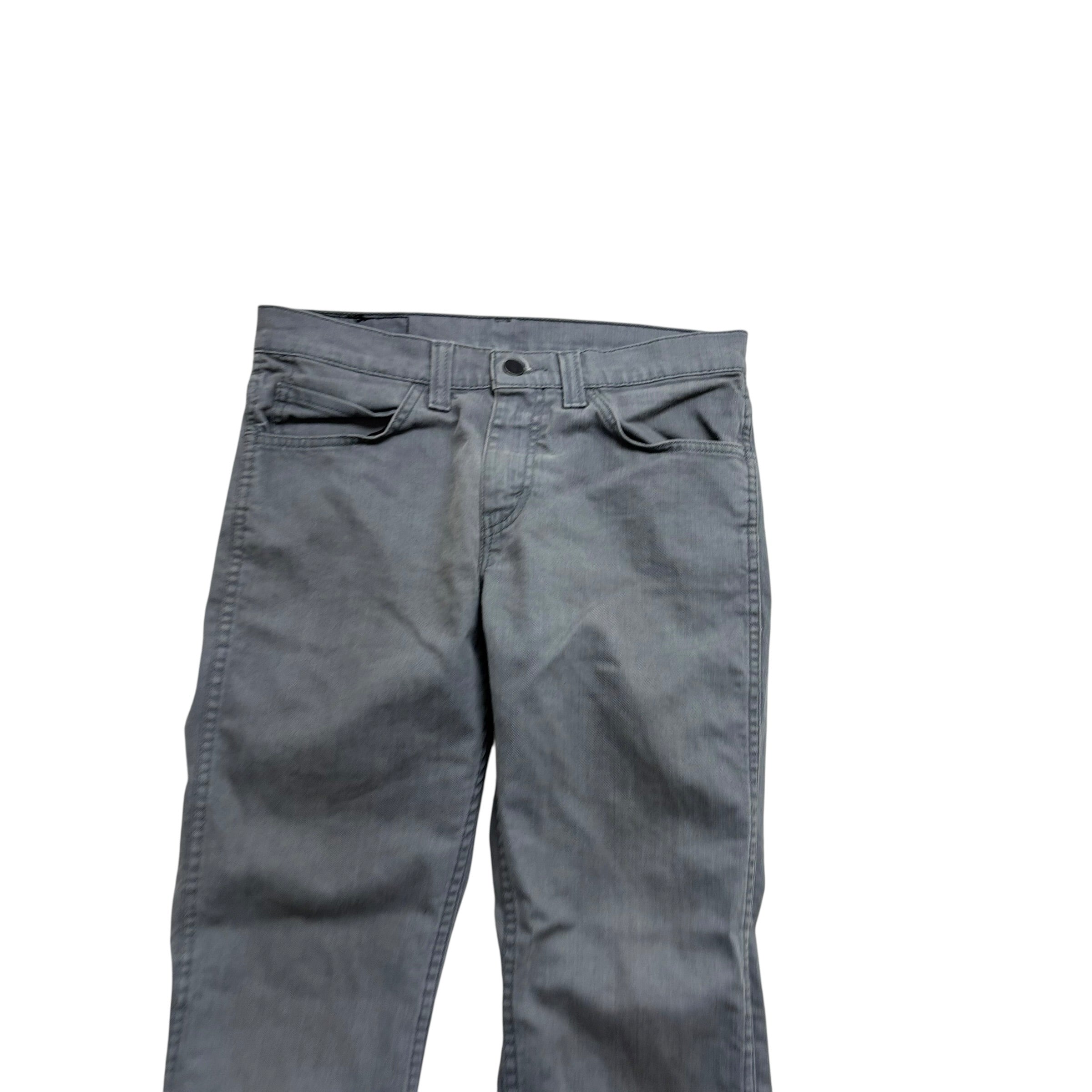 Levis 511 Jeans W31 L29 Mens Grey Slim Fit Stretch Denim