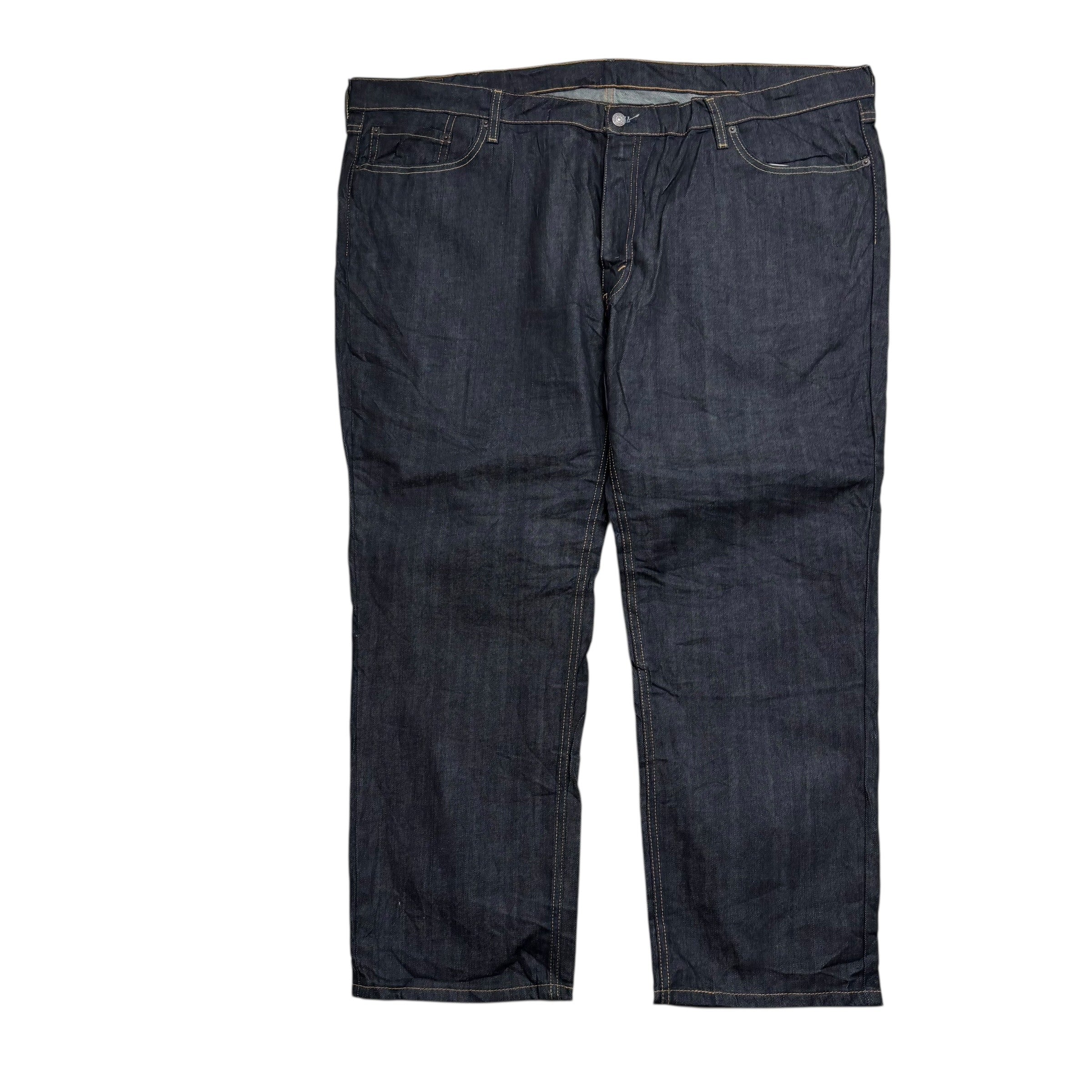 Levis 541 Jeans W50 L30 Mens Dark Blue Athletic Tapered Fit Stretch Denim (E)