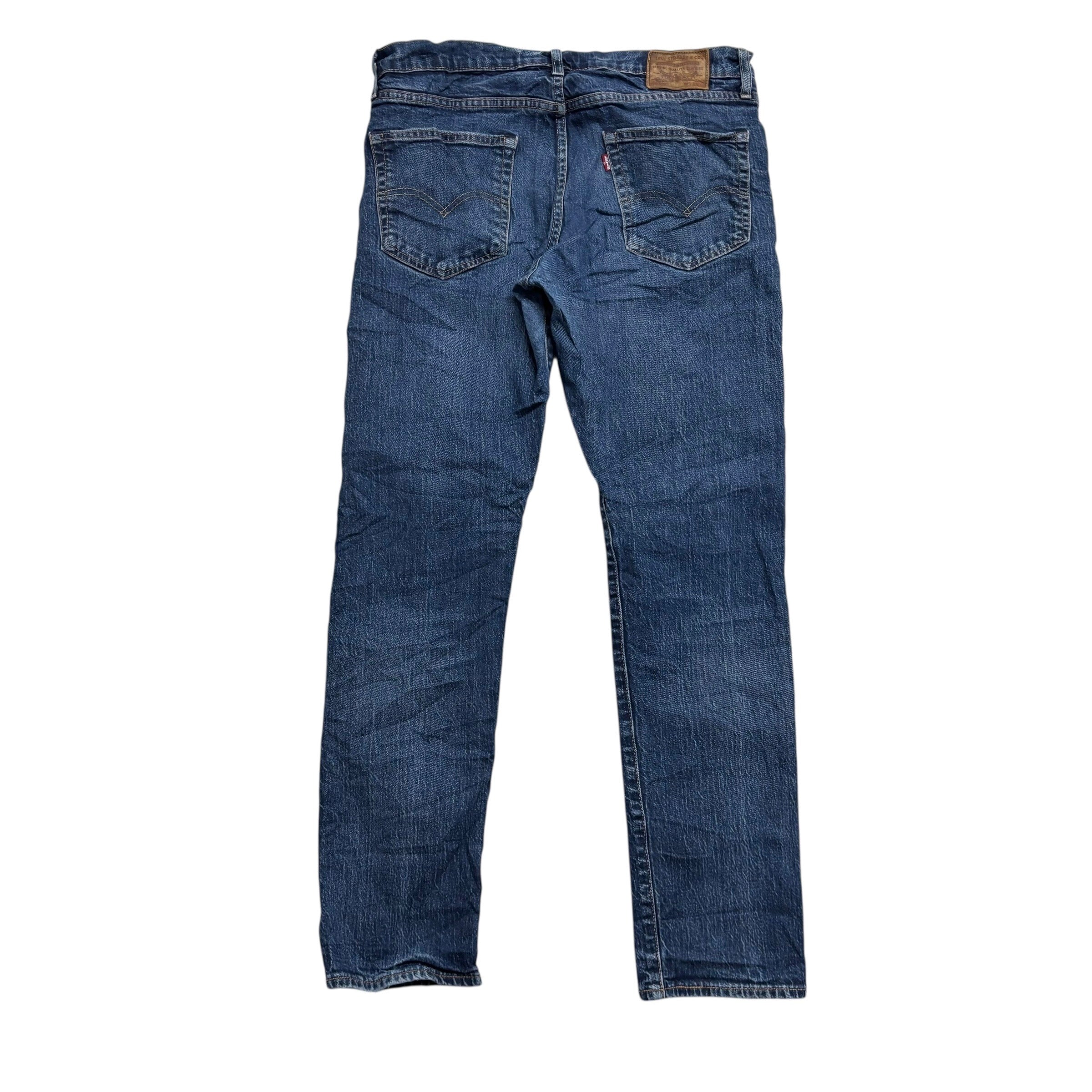 Levis 502 Jeans W33 L32 Mens Mid Blue Regular Tapered Fit Stretch Denim