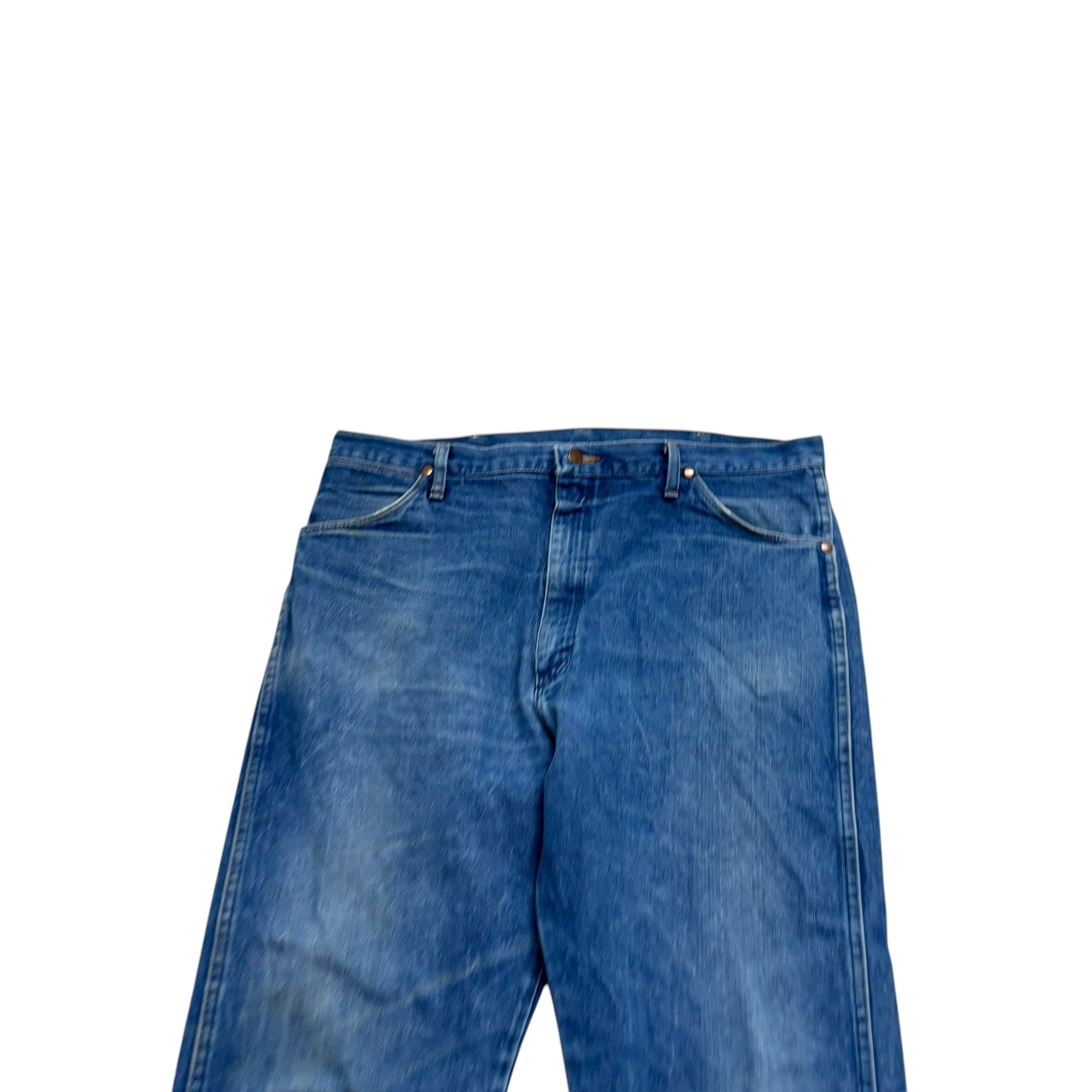 Wrangler Jeans Cowboy Cut W38 L36 Mens Mid Blue 13MWZ Original Fit Denim